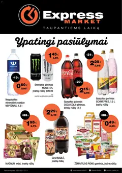 Express market leidinys galioja nuo 2026.06.21