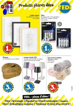 TEDi - Prévisualisation de TEDi catalogue Charleville-Mézières valide à partir de 14/10/2026 | Page: 11 | Produits: Cadre photo, Jouets, Polaire, Lampe tactile