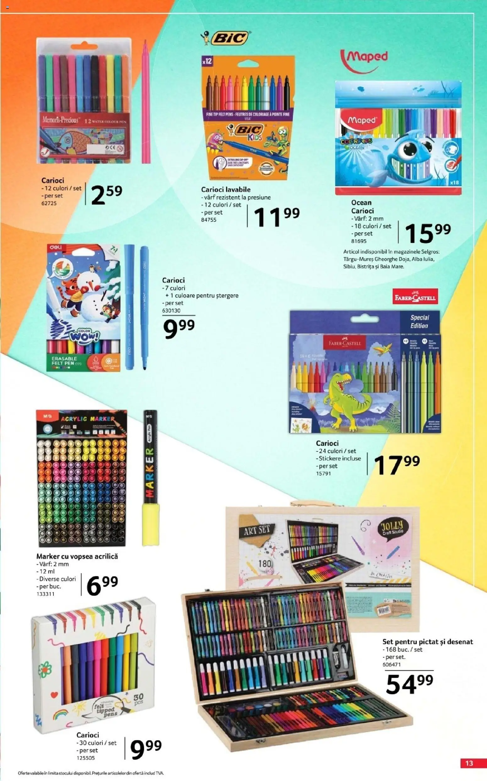 Noul catalog Selgros – valabil de la 07.08.2026 | Pagină: 13 | Produse: Alba, Vopsea, Art, Tip