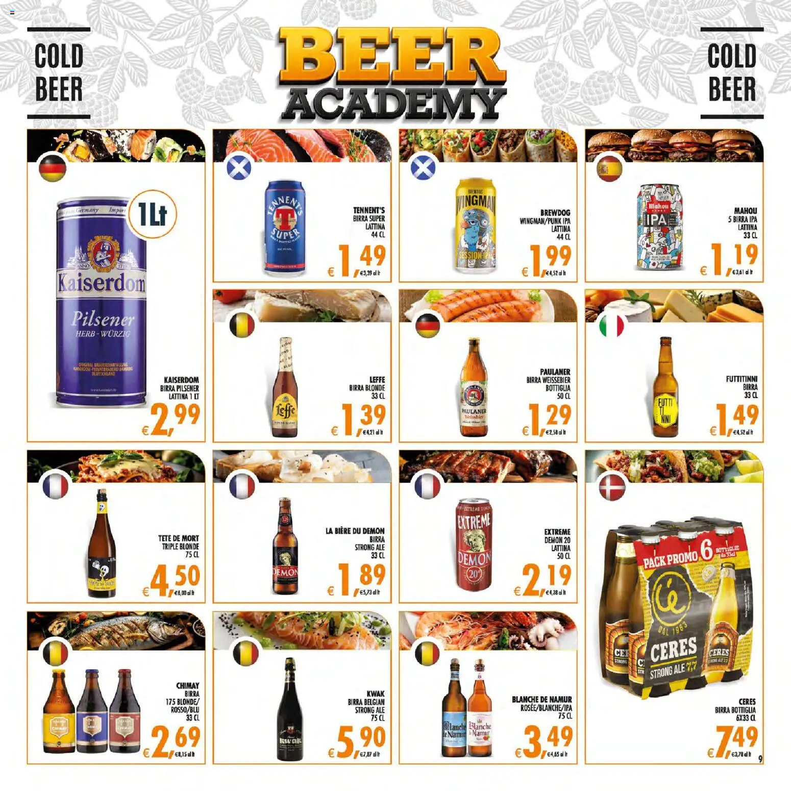 Volantino Decò del 30/06/2026 | Pagina: 11 | Prodotti: Tennent's, Birra, Ceres, Bottiglia