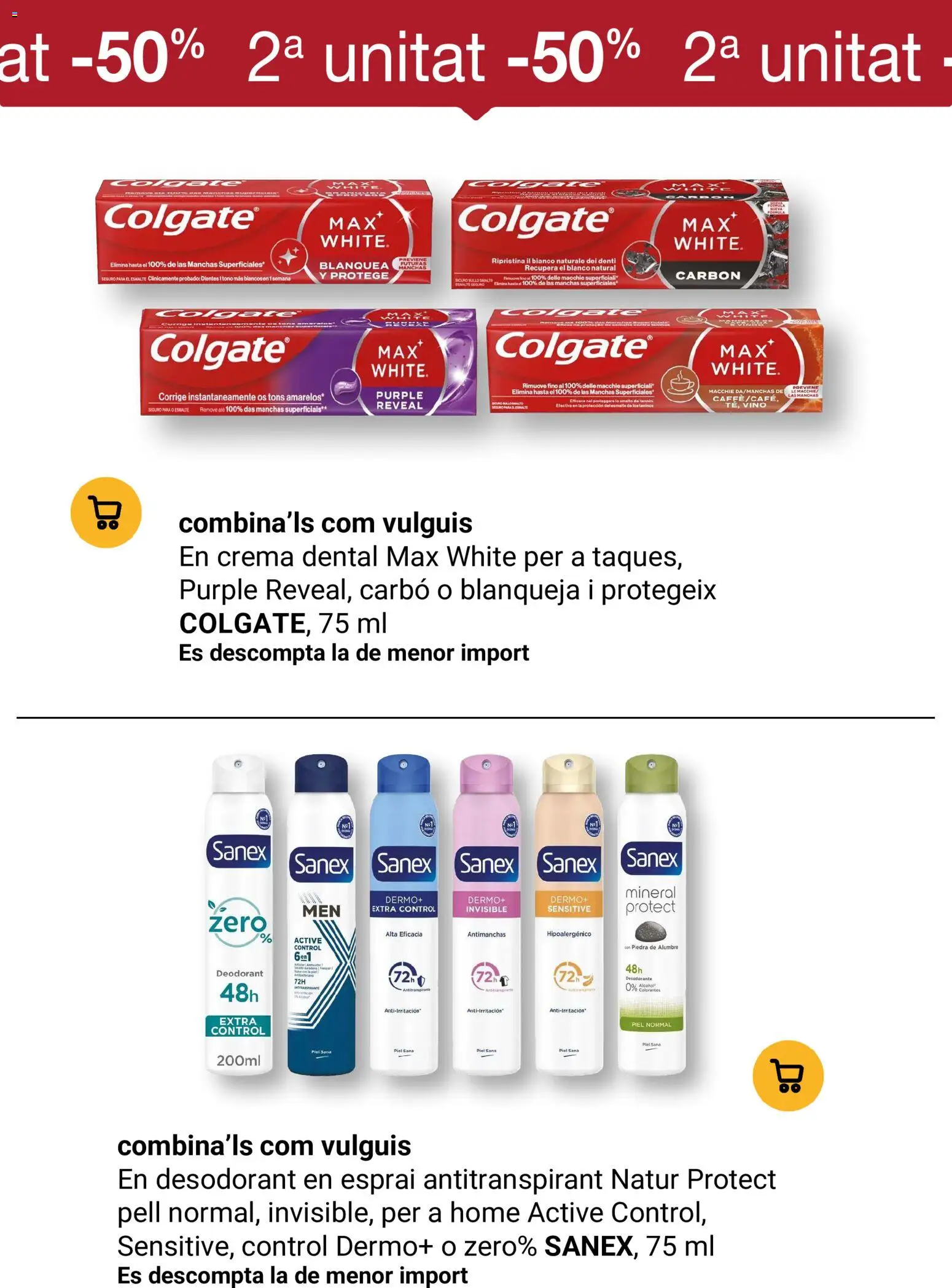 Bonpreu folleto │ válido desde el 29/09/2026 | Página: 48 | Productos: Desodorante, Vino, Crema
