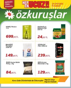 14 Eylül 2026 tarihinden itibaren geçerli olan Özkuruşlar kataloğu önizlemesi