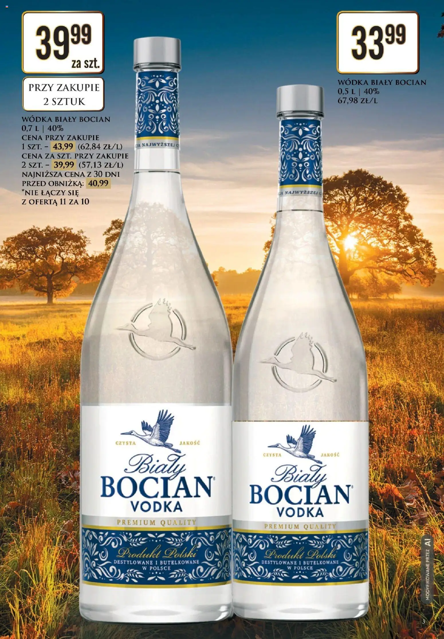 Dino gazetka - Katalog alkoholowy od 19.10.2026 | Strona: 3 | Produkty: Vodka, Wódka, Biały Bocian