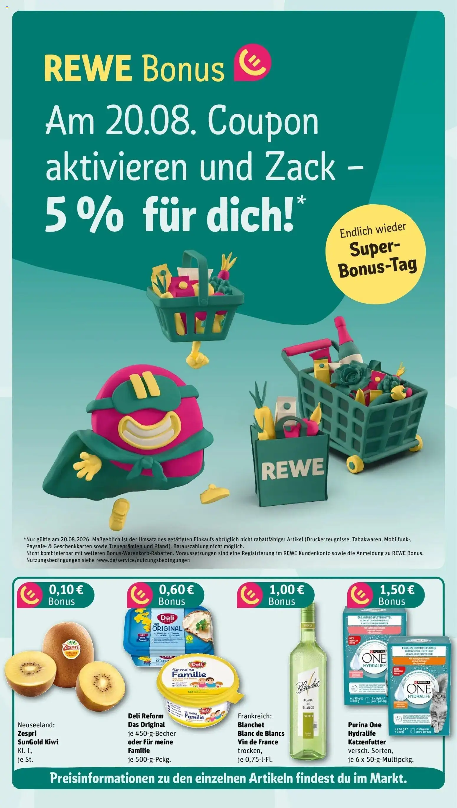 REWE Prospekt ab 17.08.2026 zum Blättern » Angebote | Seite: 3