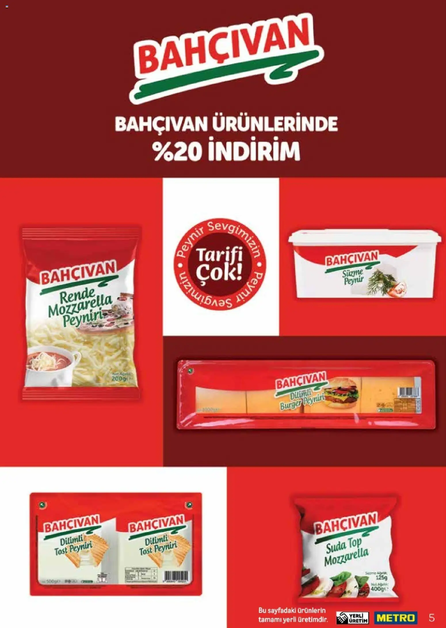 Metro - Q4 Tedarikçi Flyer - 23 Eylül 2026 tarihinden itibaren geçerlidir | Sayfa: 5 | Ürünler: Peynir, Rende