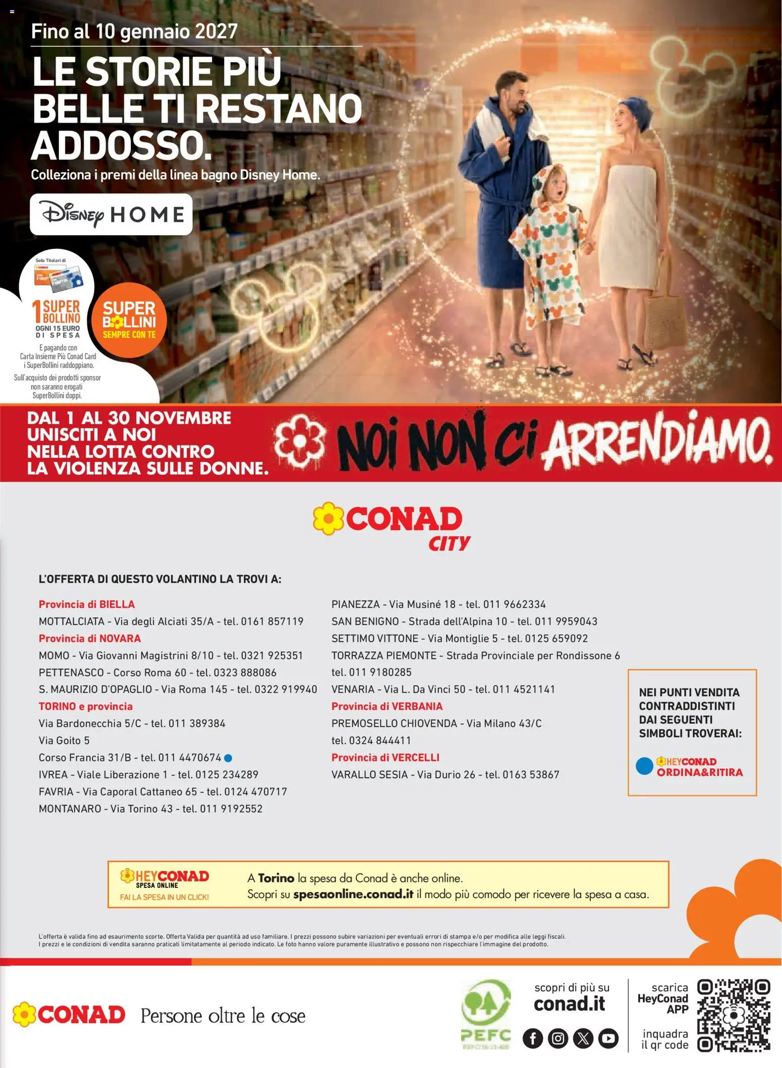 Volantino Conad del 22/10/2026 | Pagina: 24 | Prodotti: Tè, Stampa, Bagno