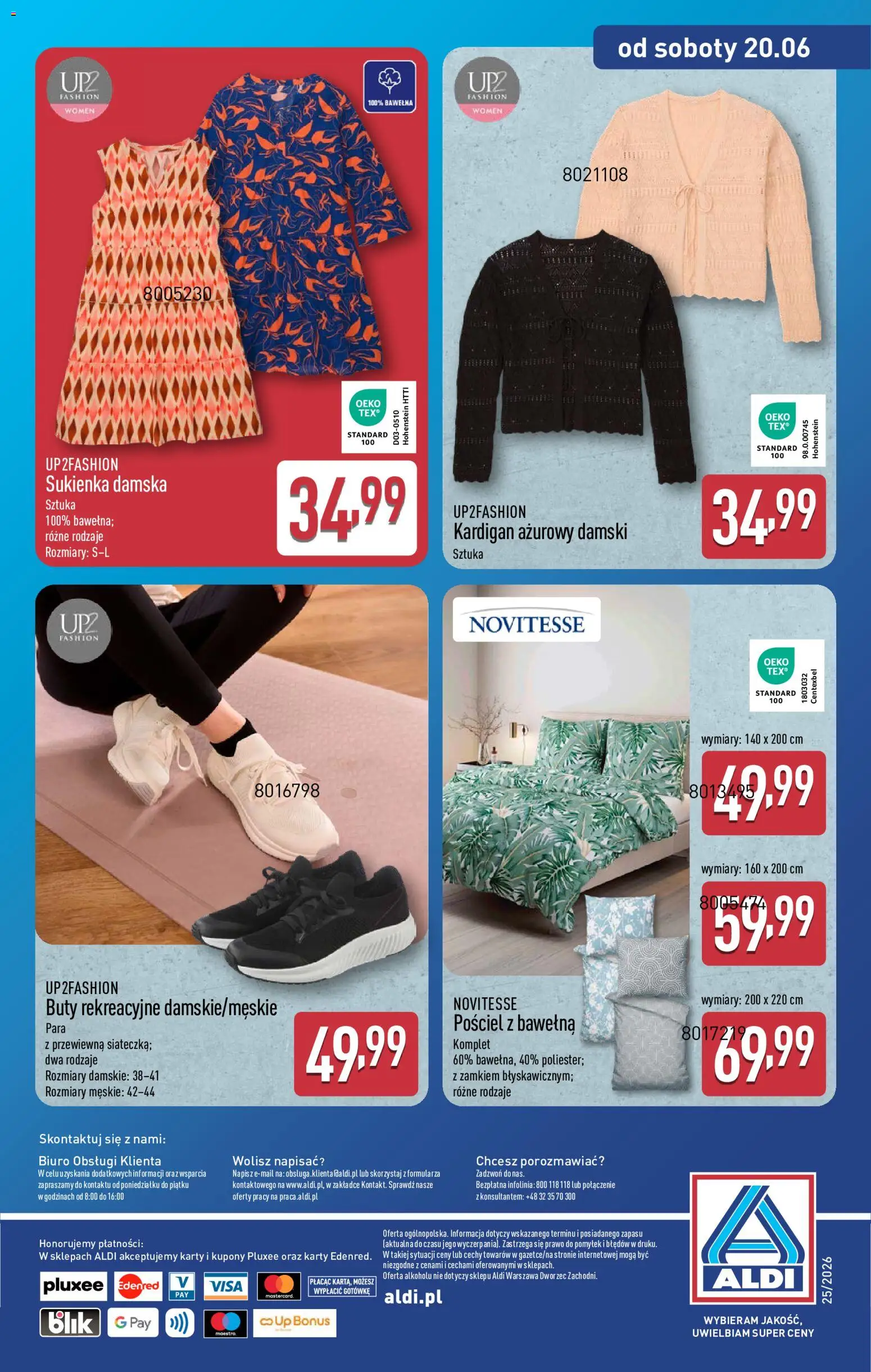 Aldi Polsko leták - Ostatnie sztuki w wybranych sklepach od 17.06.2026 | Strana: 14 | Produkty: Karty