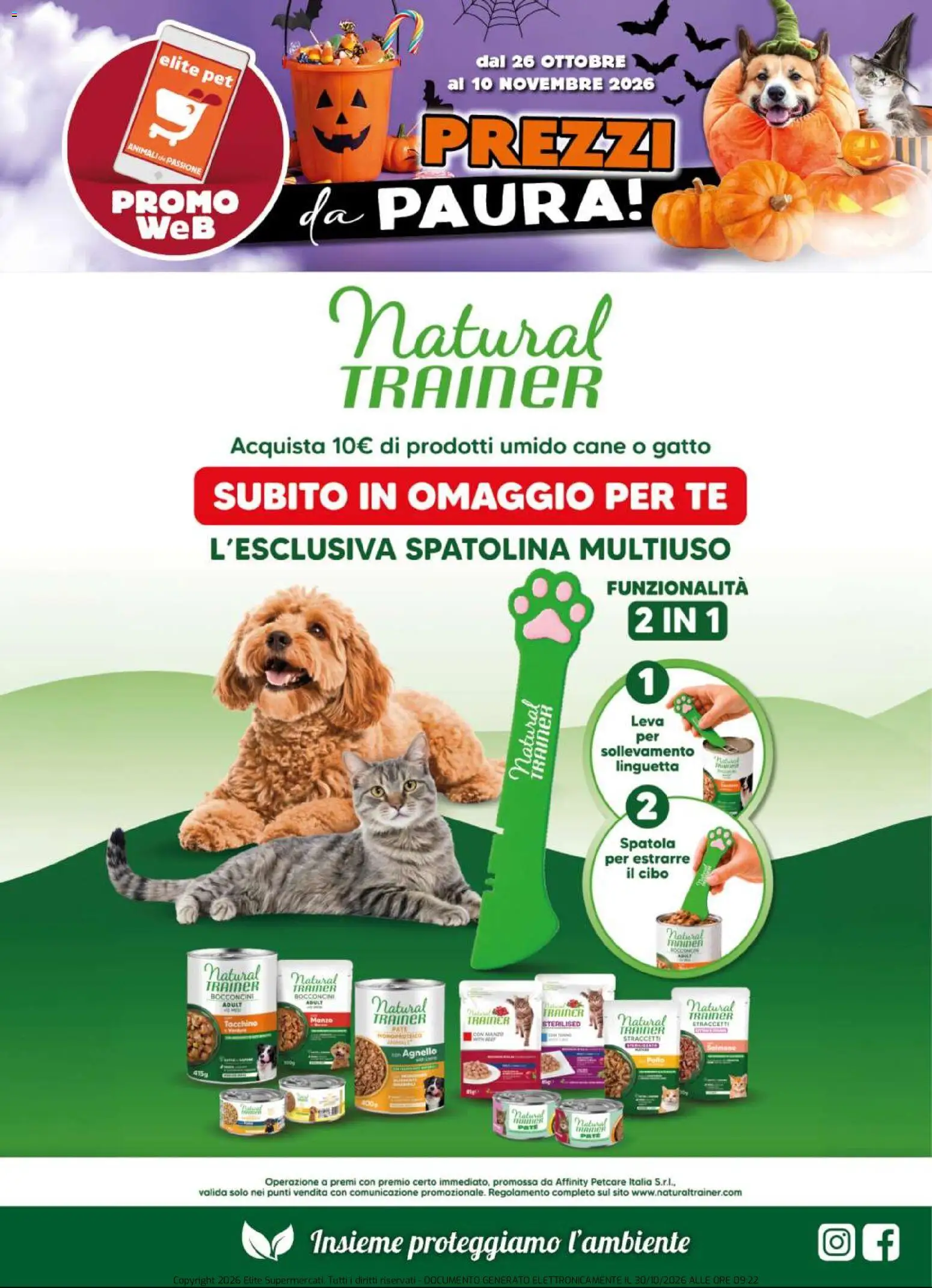 Volantino Elite Supermercati del 26/10/2026 | Pagina: 5 | Prodotti: Manzo, Tacchino, Spatola, Agnello