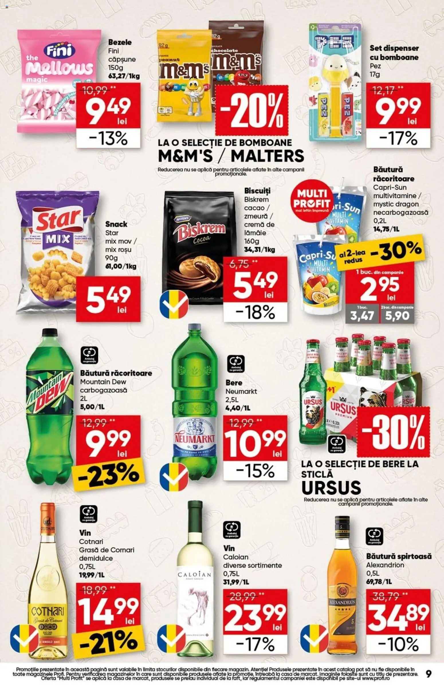 Noul catalog Profi – valabil de la 10.09.2026 | Pagină: 9 | Produse: Ursus, Aplică, Cremă, Cacao