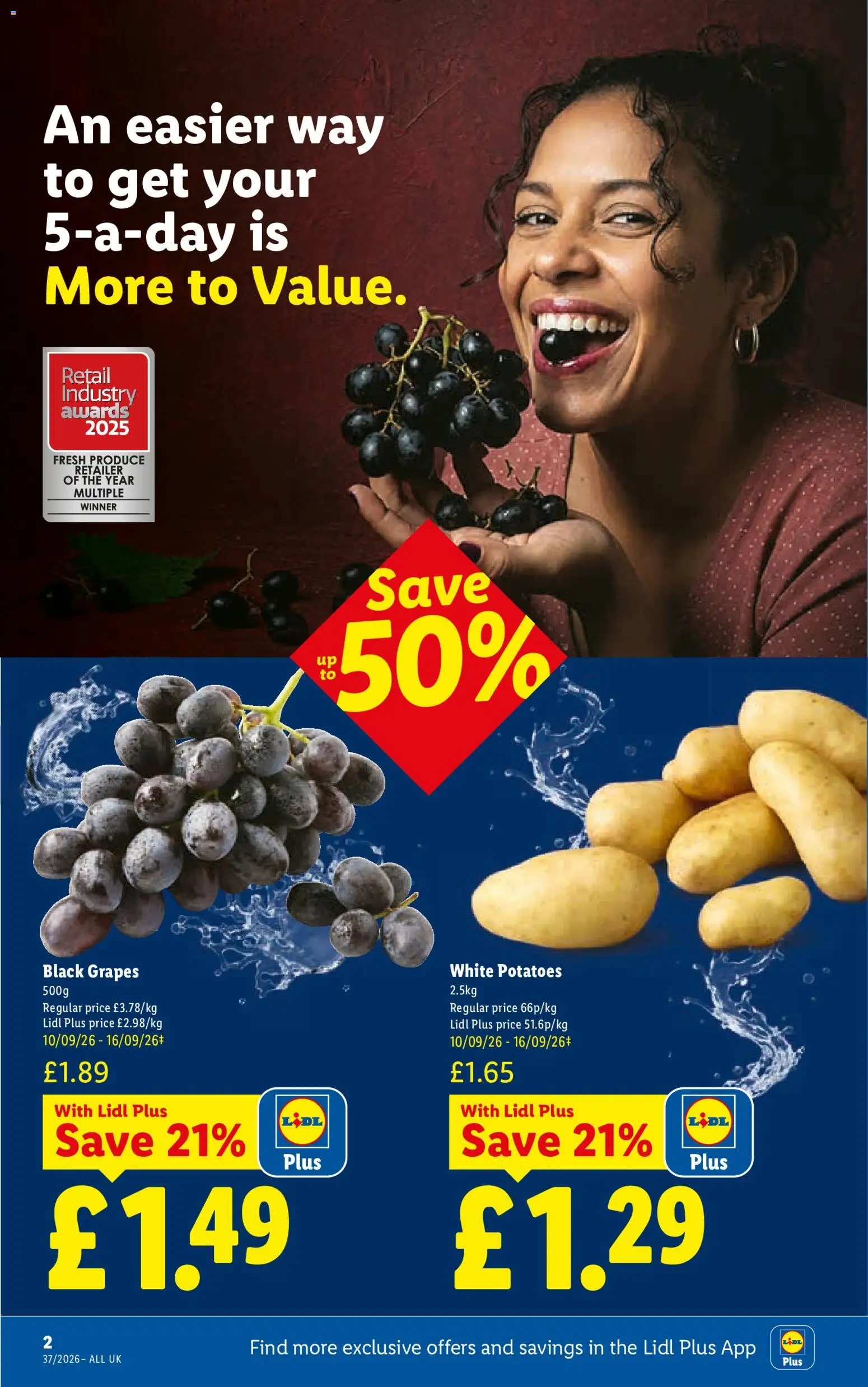 {H1} | Page: 2 | Products: Grapes, Potatoes