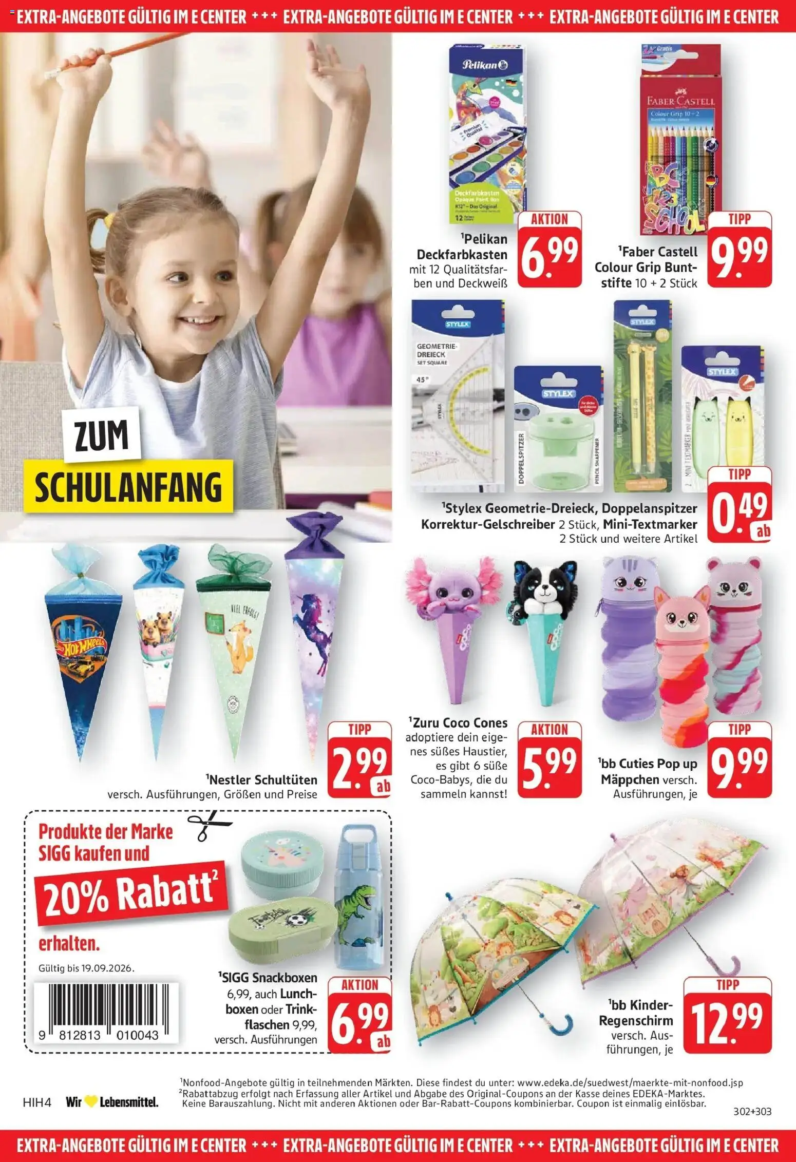 Edeka Prospekt Filderstadt-Bonlanden (ab 14.09.2026) » Angebote Online | Seite: 28 | Produkte: Box, Regenschirm