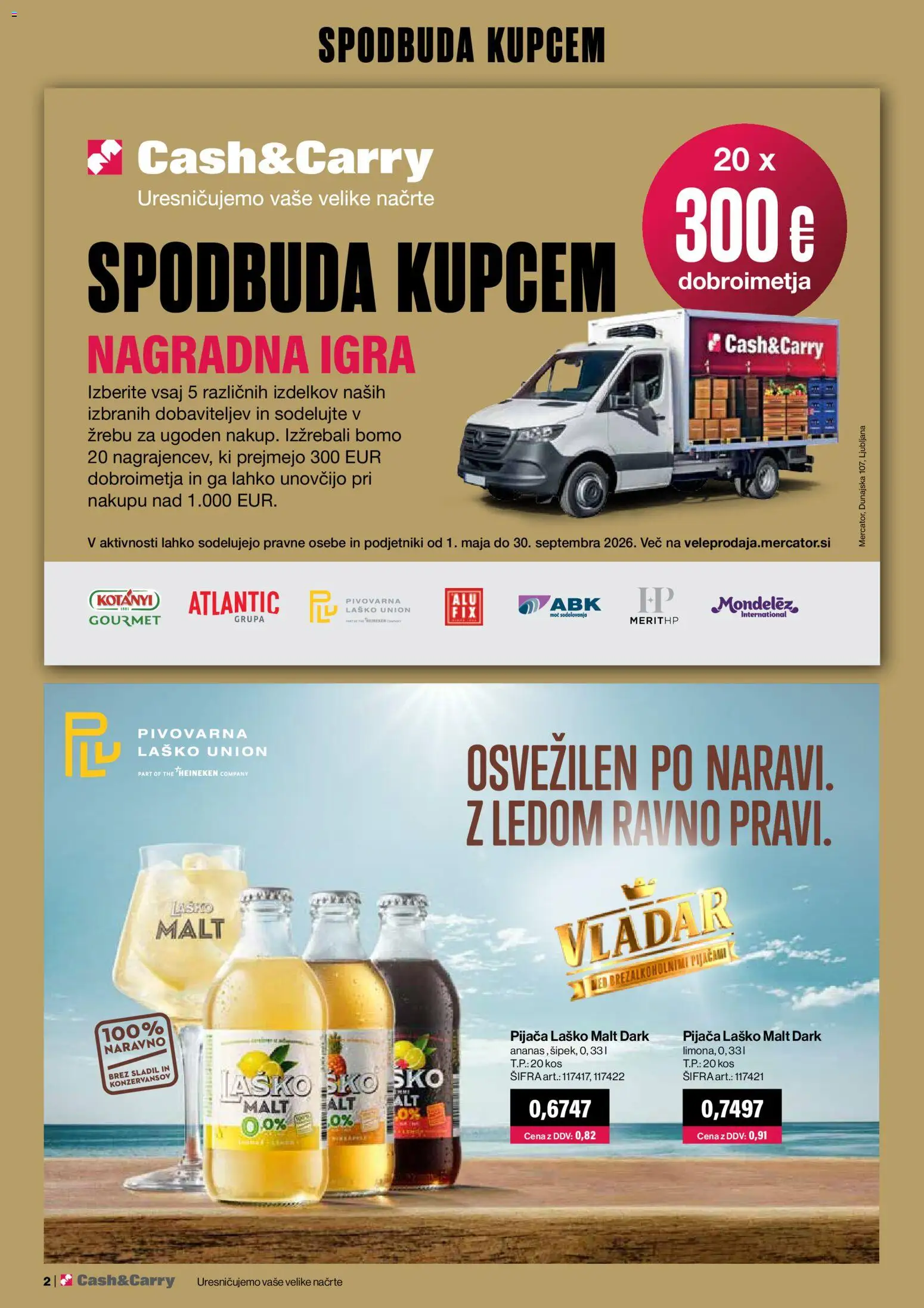 Novi Mercator katalog ponudbe – veljaven od 01.06.2026 | Stran: 2 | Izdelki: Falafel, Igra, Kos