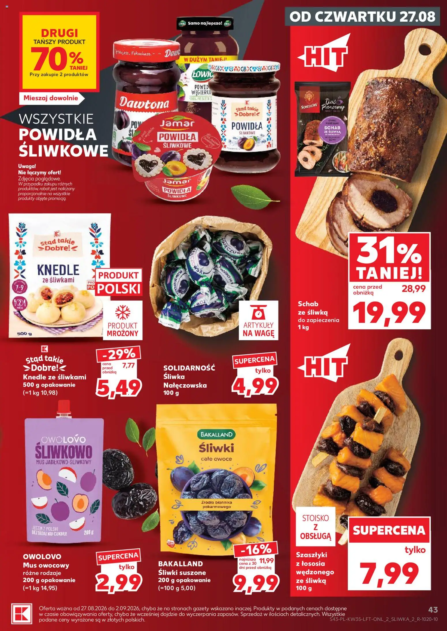 Kaufland Polsko leták - Jest fresz od 27.08.2026 | Strana: 43