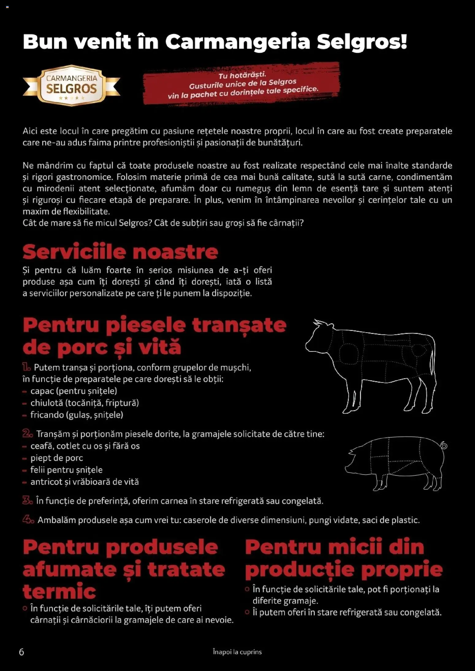 Noul catalog Selgros – valabil de la 25.03.2026 | Pagină: 6 | Produse: Vită, Caserole, Cotlet, Piept de Porc