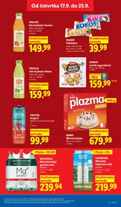 BAMBI Mlevena plazma, 960 g; 1 kg = 708.33 - pregled Lidl kataloga - važi od 17.09.2026 | Strana: 35