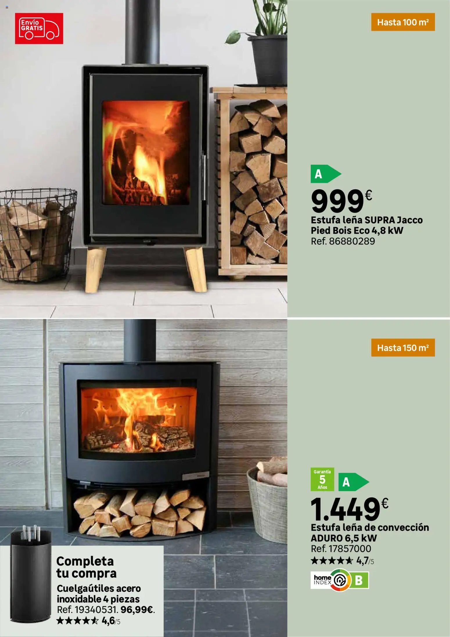 Leroy Merlin Calor en casa y mucho ahorro │ válido desde el 20/10/2026 | Página: 34 | Productos: Leña