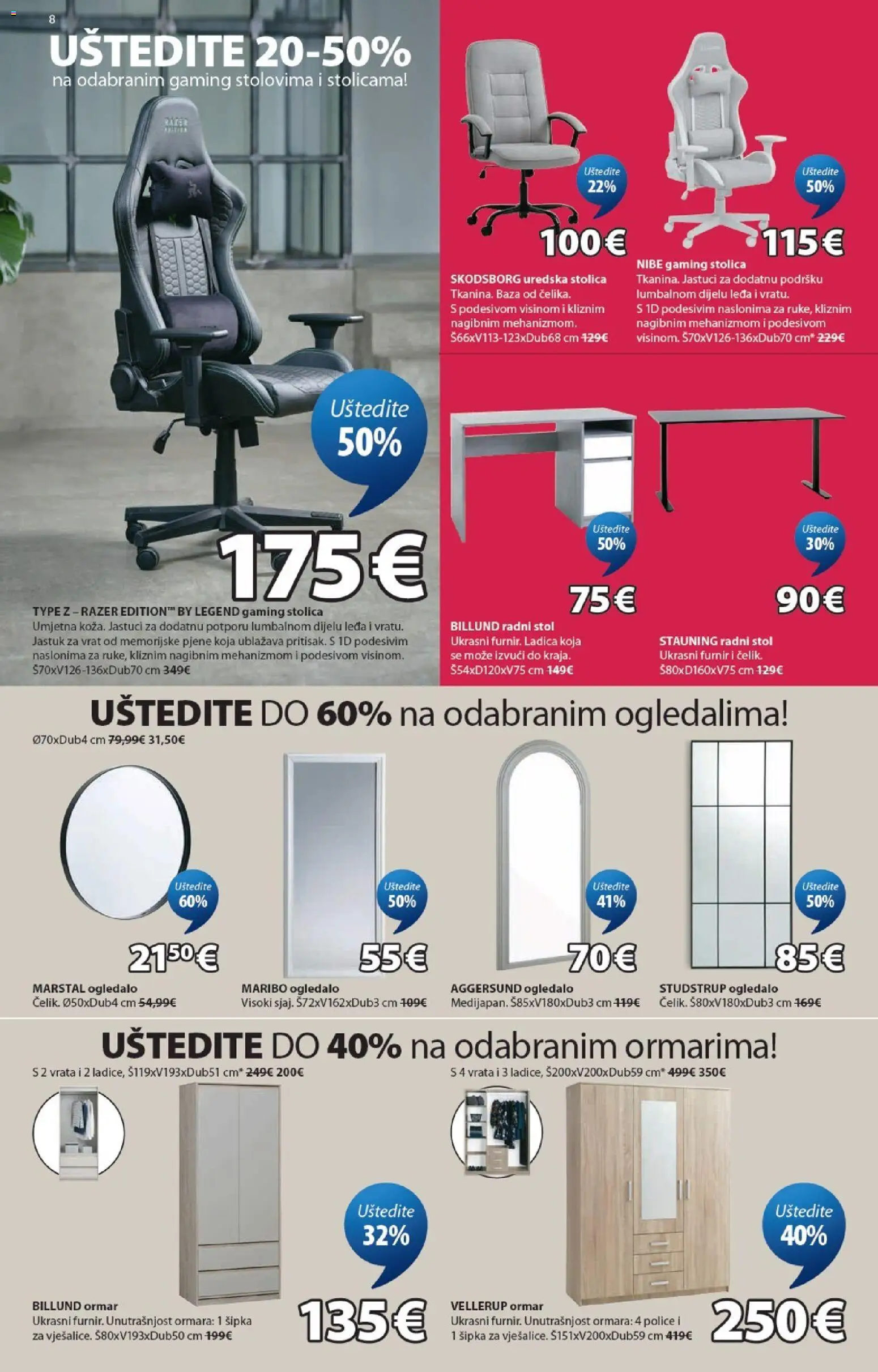 JYSK katalog | vrijedi od 01.07.2026 | Stranica: 8