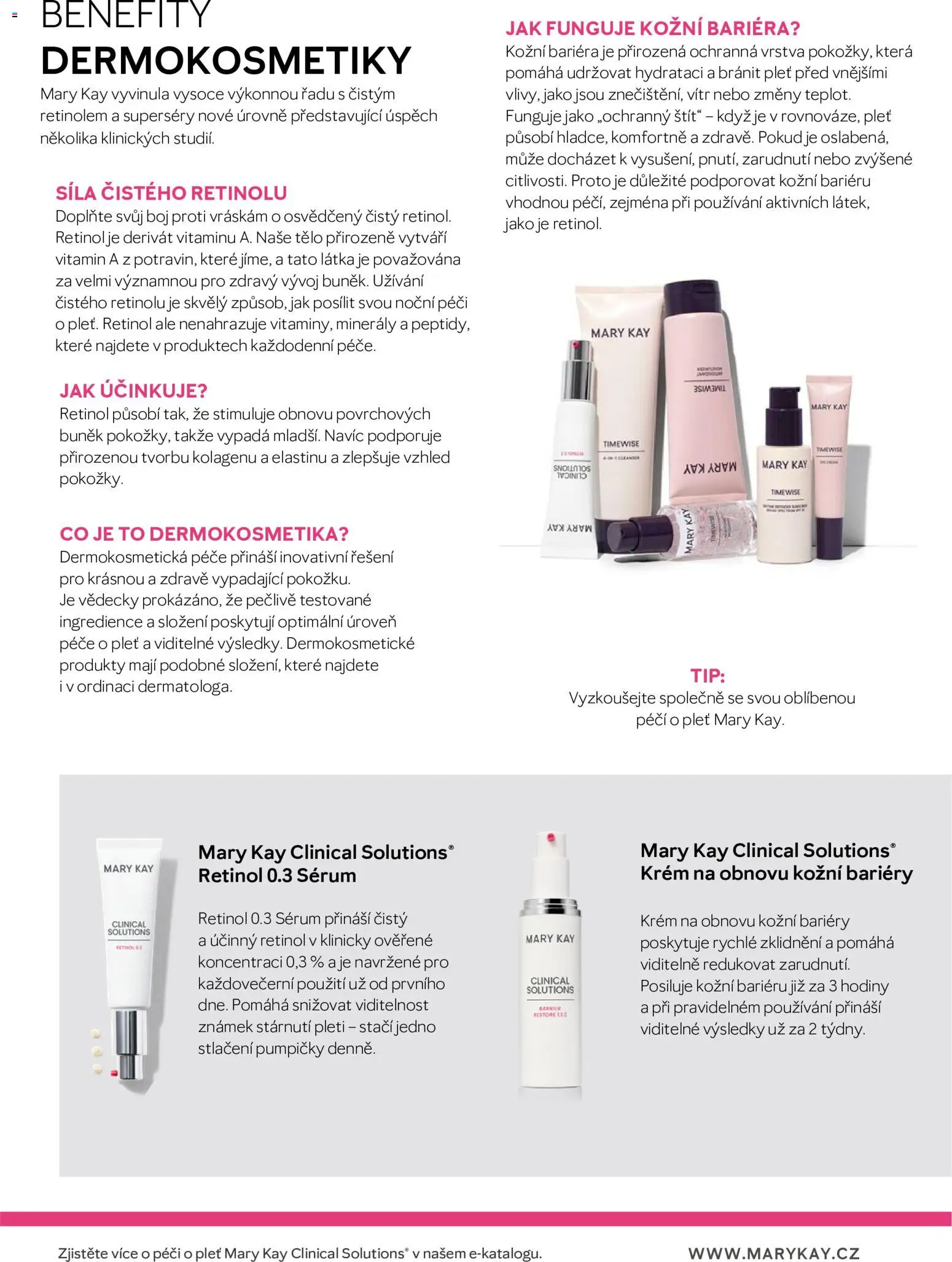 Mary Kay katalog - Průvodce péčí o pleť od 03.08.2026 | Strana: 43 | Produkty: Hodiny, Sérum, Krém, Minerály