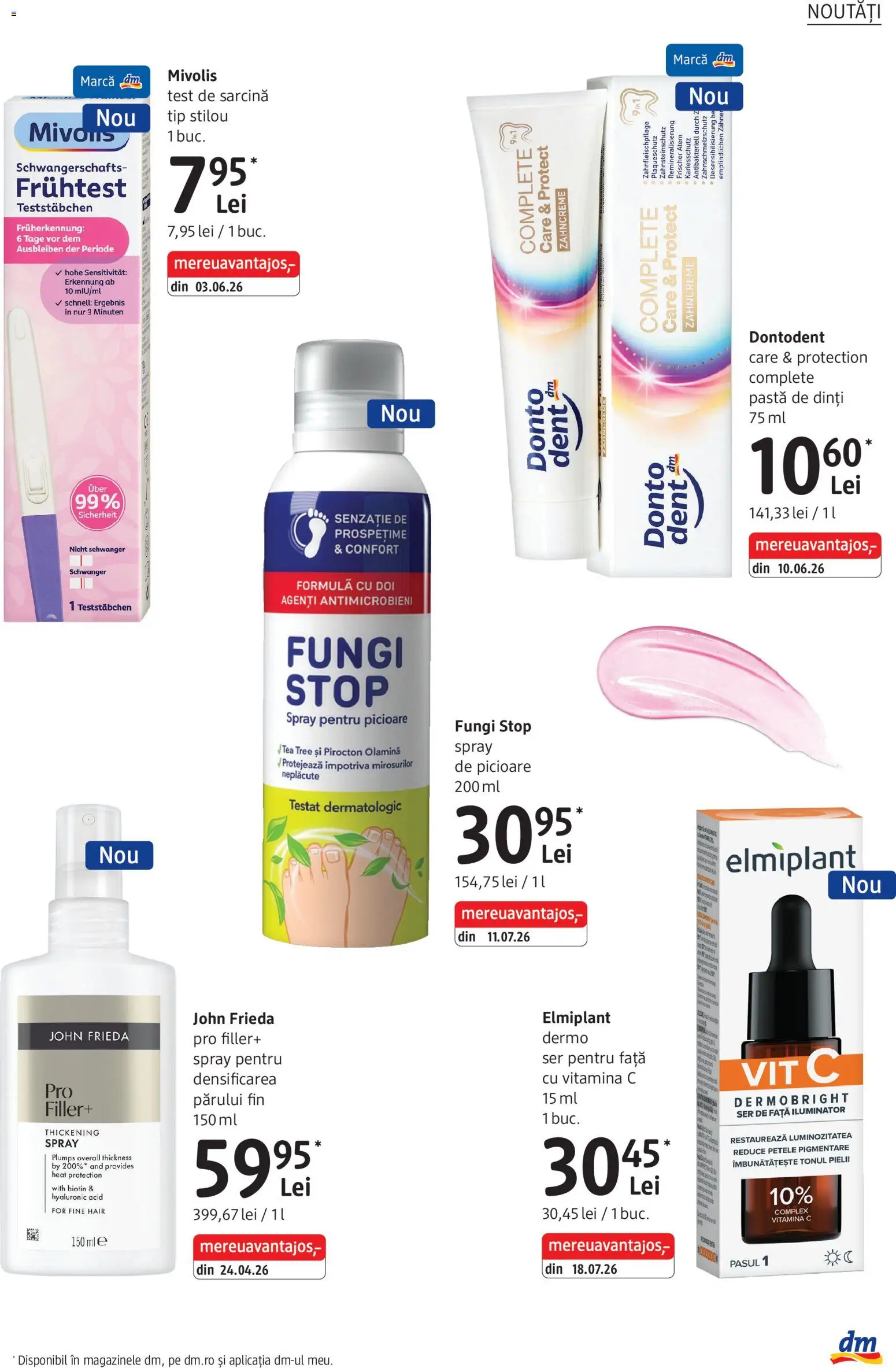 Noul catalog DM drogeriemarkt – valabil de la 27.08.2026 | Pagină: 7 | Produse: Iluminator, Pastă de dinți, Tip