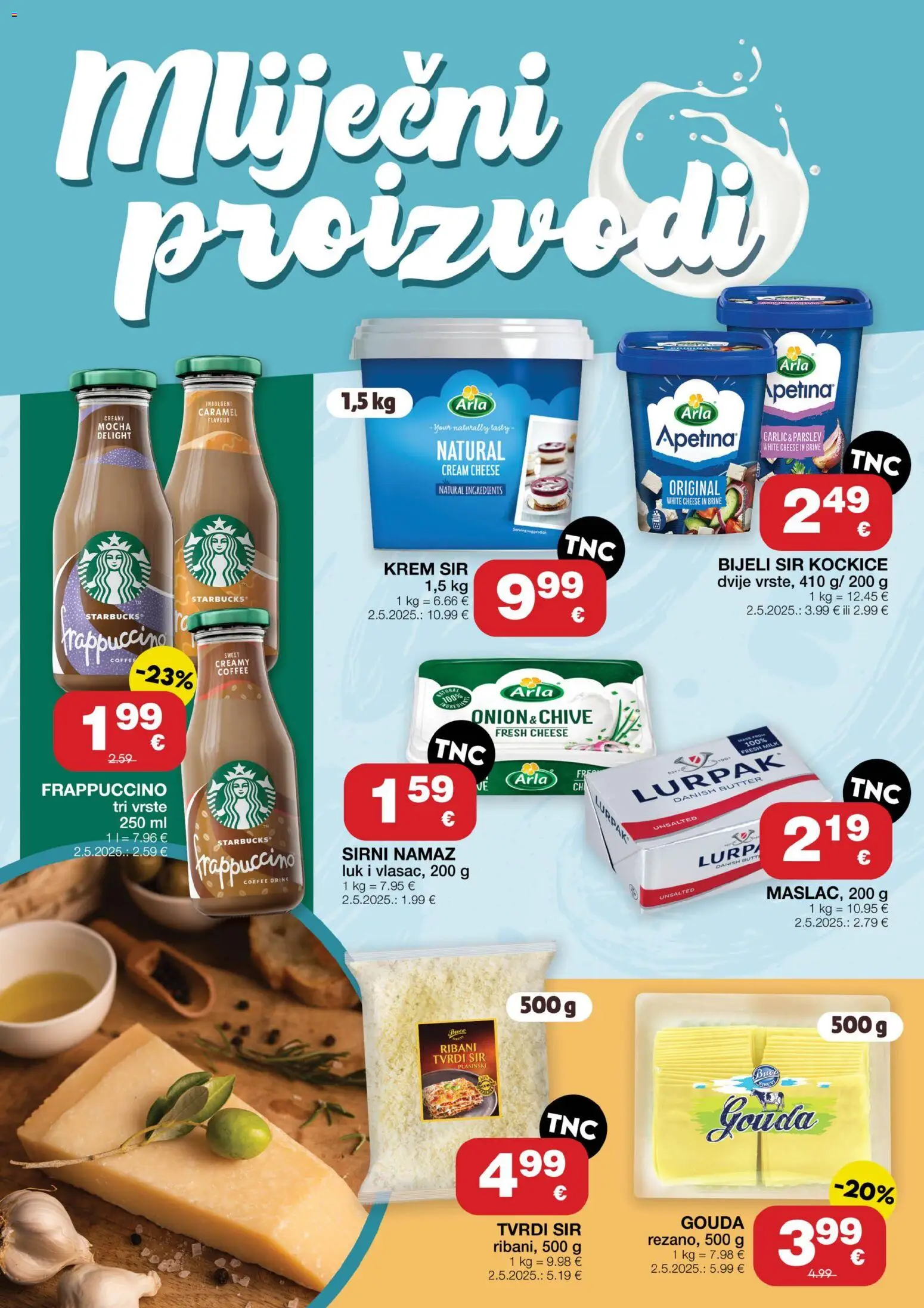Stanić Diskont katalog | vrijedi od 28.05.2026 | Stranica: 4 | Proizvodi: Krem sir, Sir, Tvrdi sir, Gouda