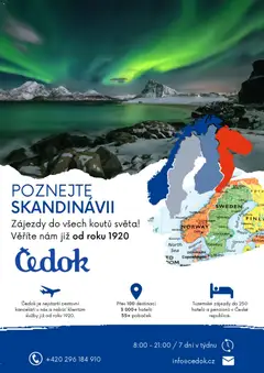Náhled letáku Čedok katalog Skandinávie od 09.07.2026