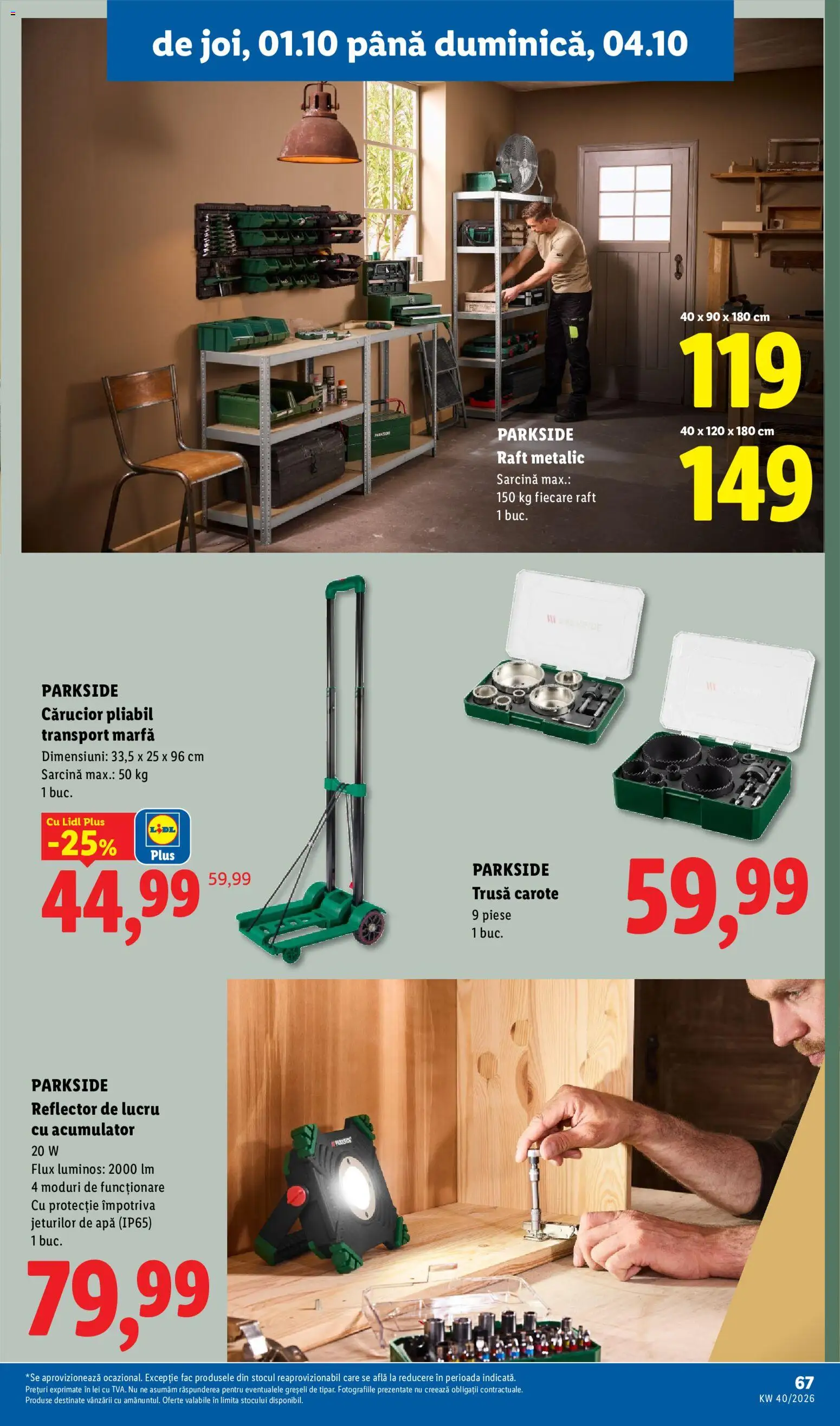 Noul catalog Lidl – valabil de la 28.09.2026 | Pagină: 67