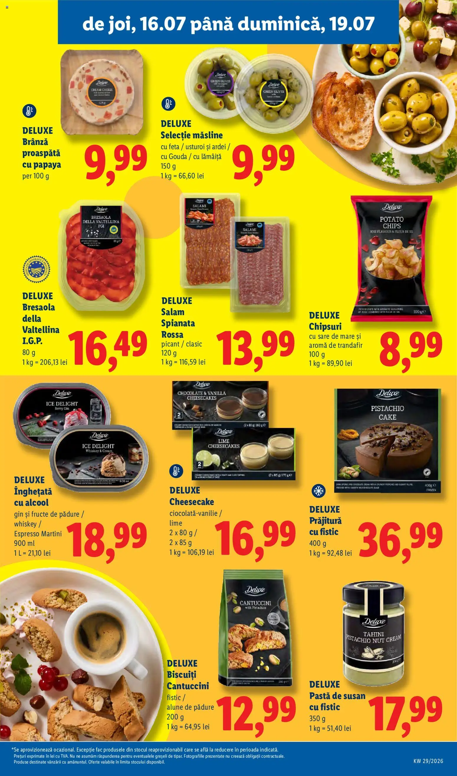 Noul catalog Lidl – valabil de la 13.07.2026 | Pagină: 79 | Produse: Yulaf, Gin, Whiskey, Gouda