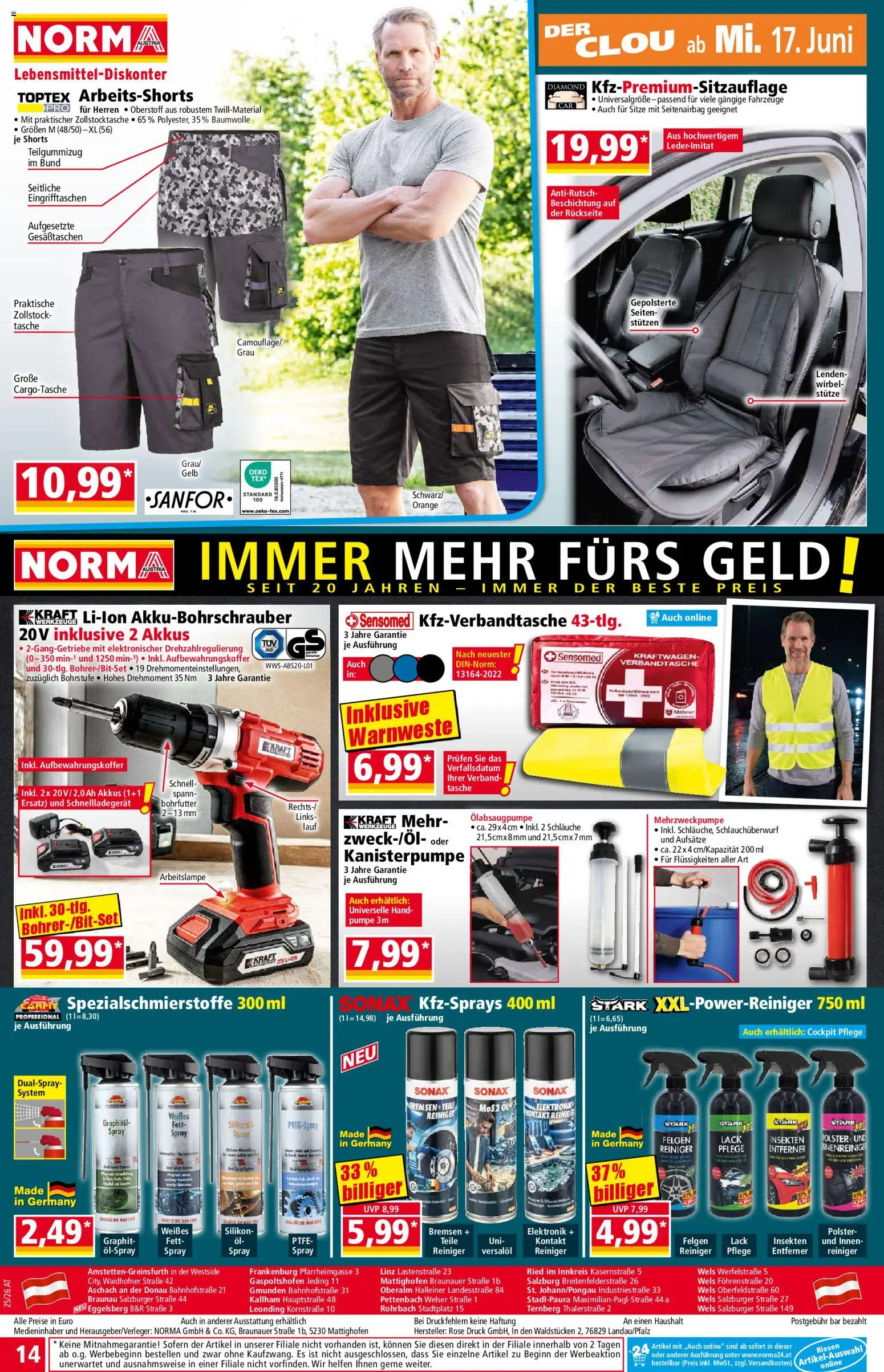 Norma Flugblatt gültig ab 15.06.2026 | Seite: 14 | Produkte: Tasche