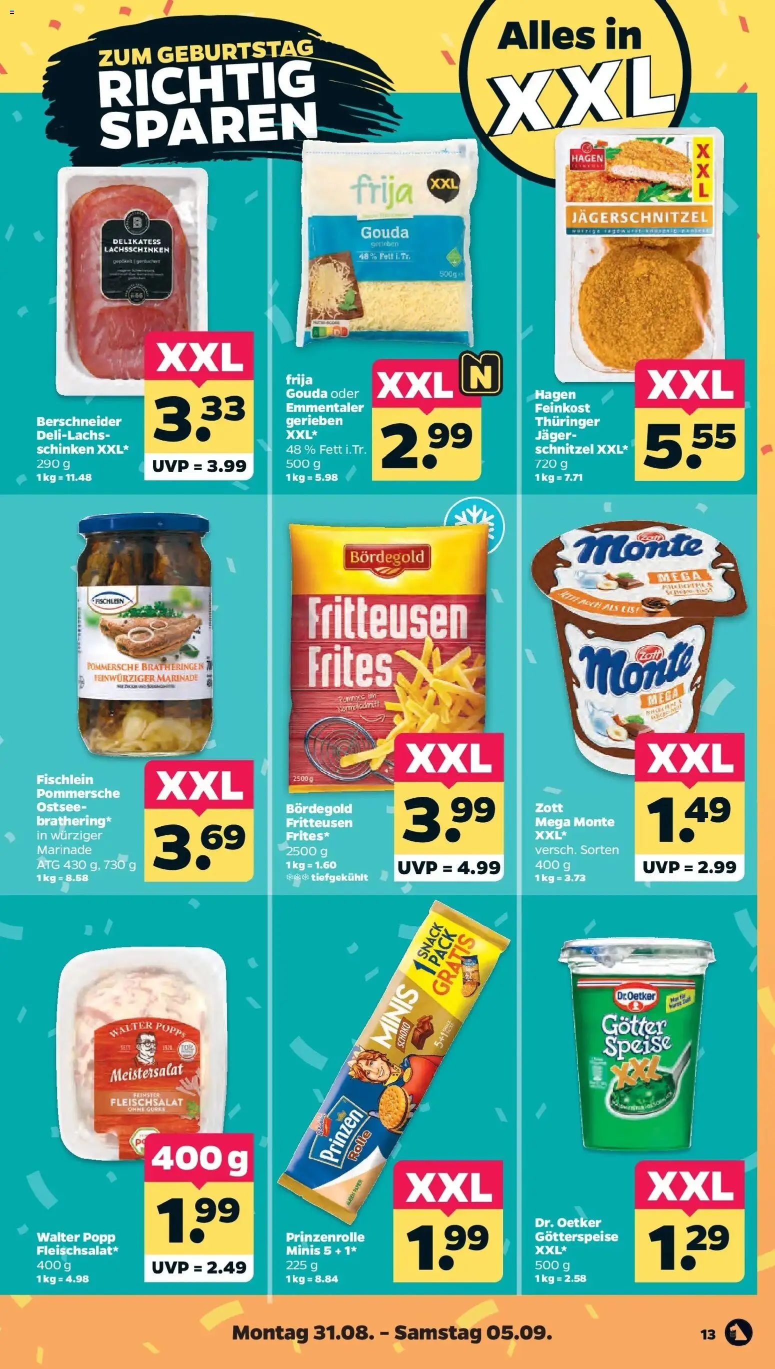 Netto Aktueller Prospekt – gültig ab 30.08.2026 | Seite: 15 | Produkte: Gouda, Schnitzel, Schinken