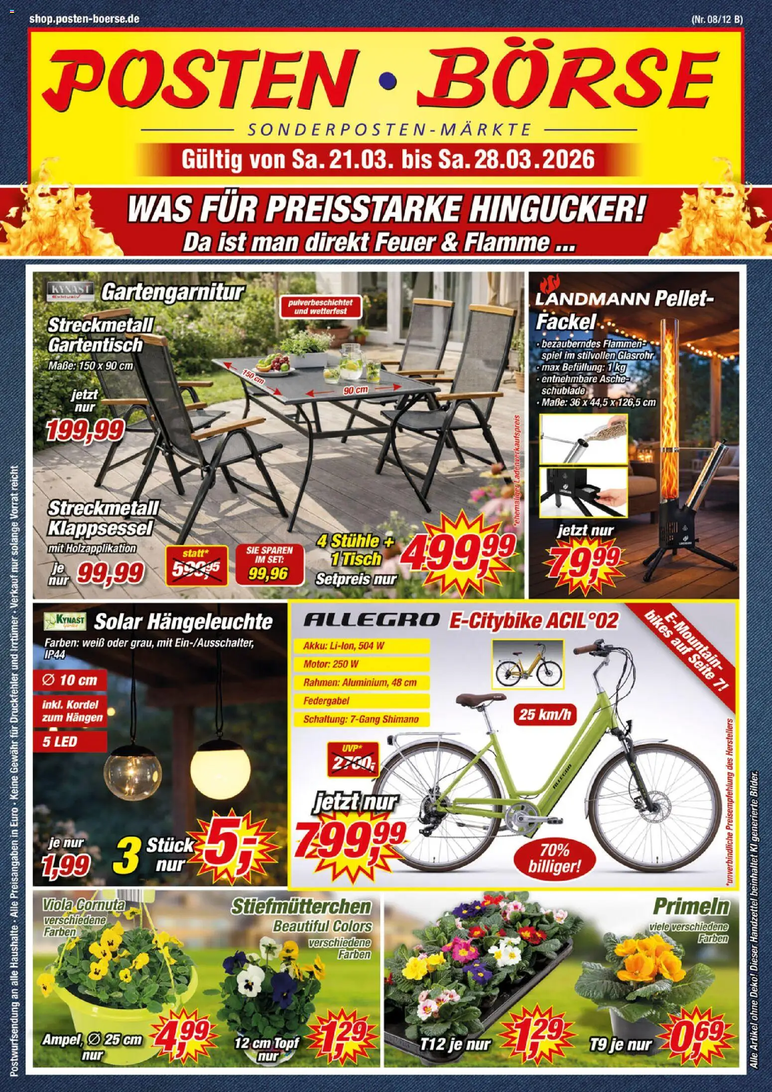 Posten Borse Angebote