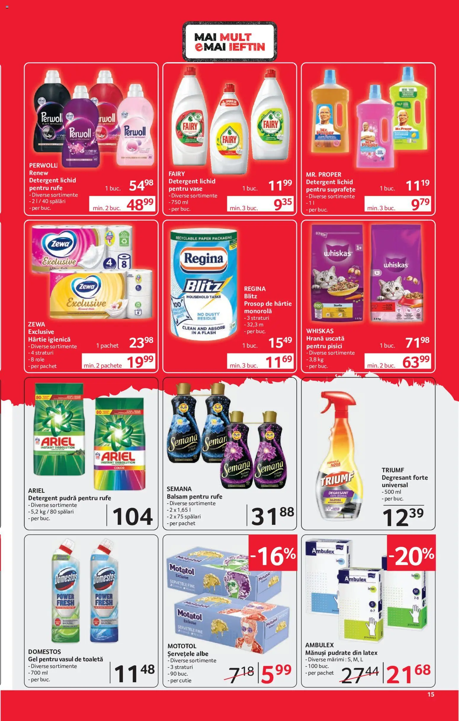Noul catalog Selgros – valabil de la 15.05.2026 | Pagină: 15 | Produse: Pomelo, Toaletă, Pudră, Balsam