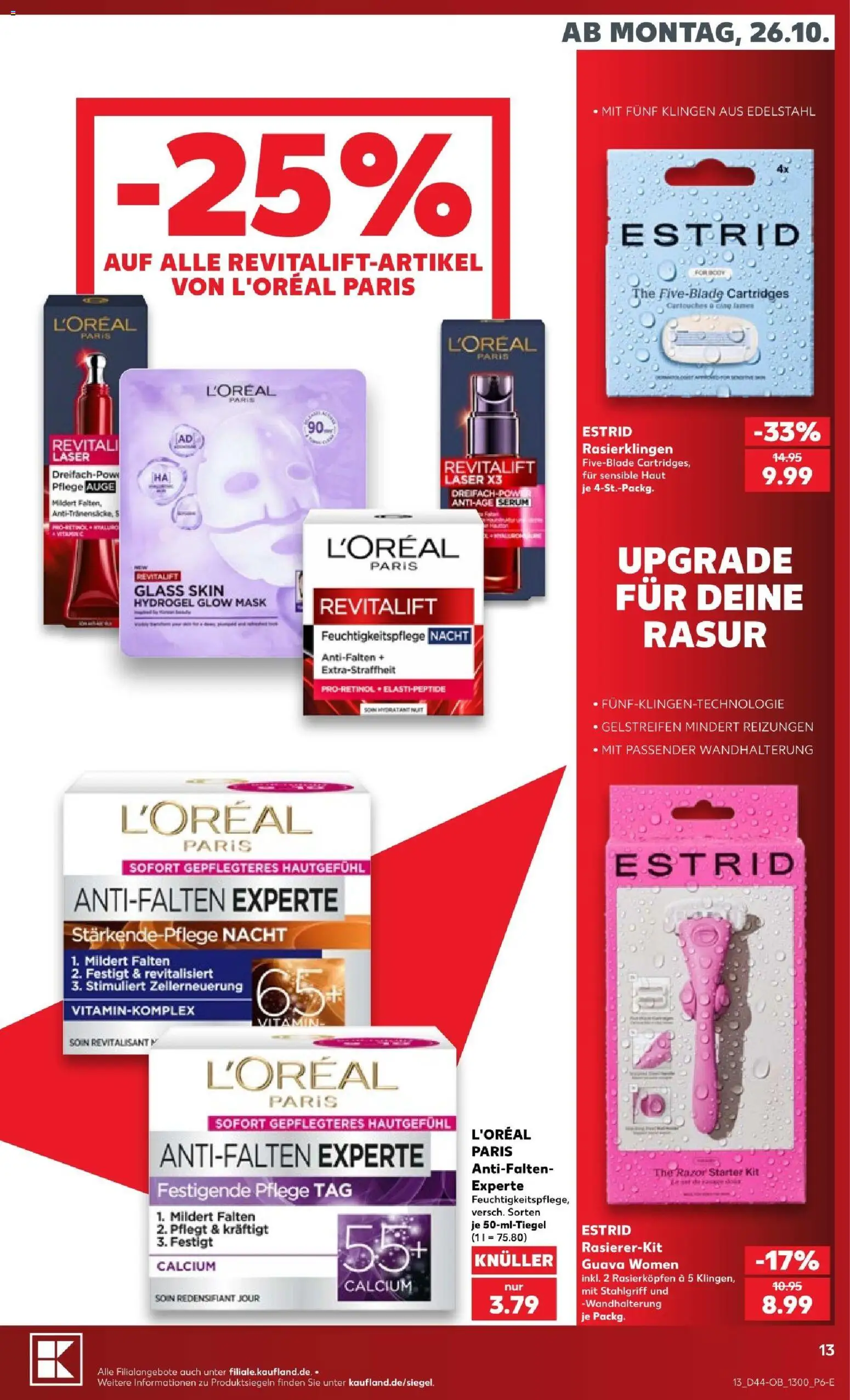 Kaufland Prospekt Zeitz – gültig ab 26.10.2026 | Seite: 13 | Produkte: Serum