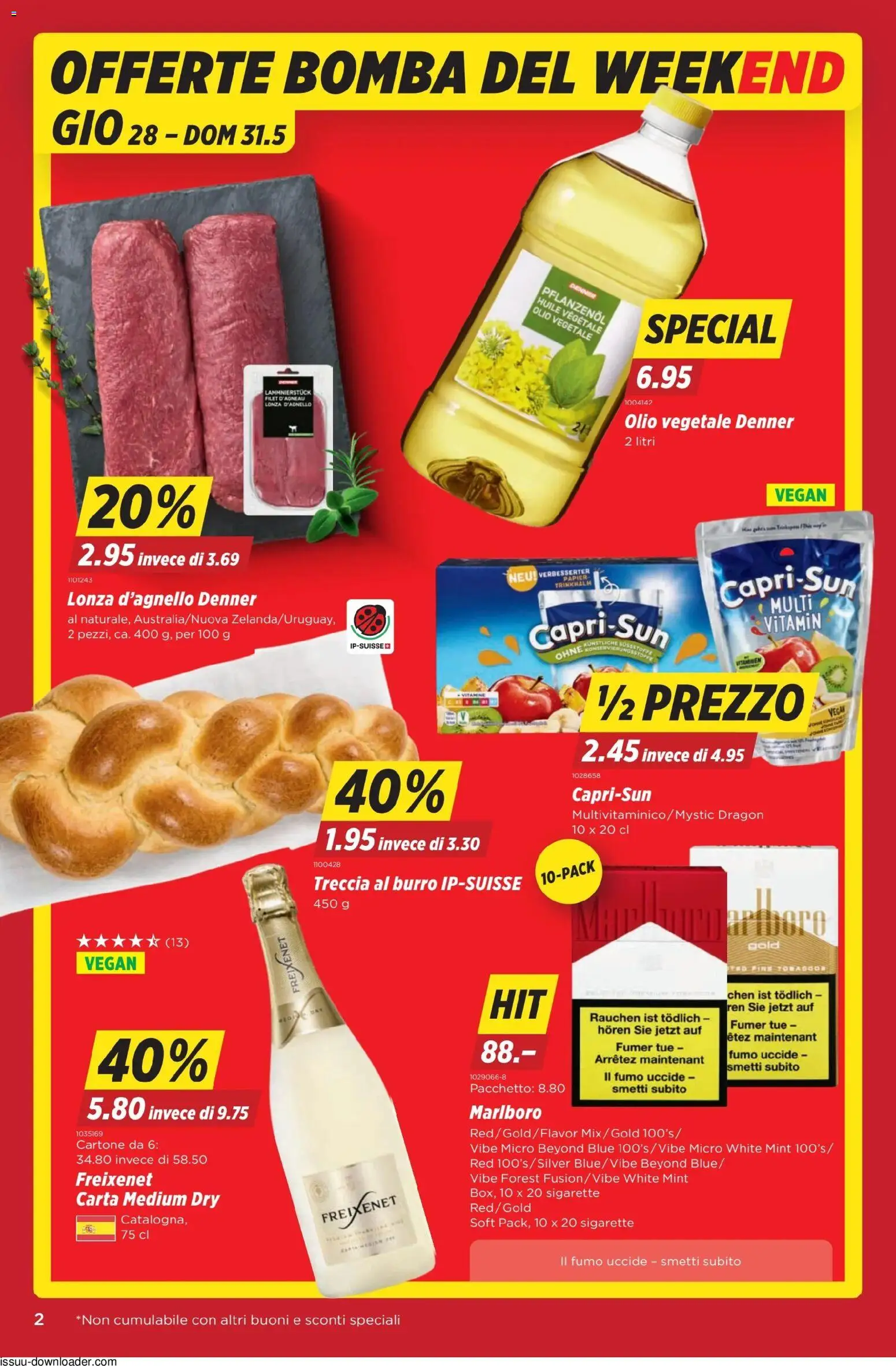Denner aktionen IT – gültig ab 28.05.2026 | Seite: 2 | Produkte: Butter