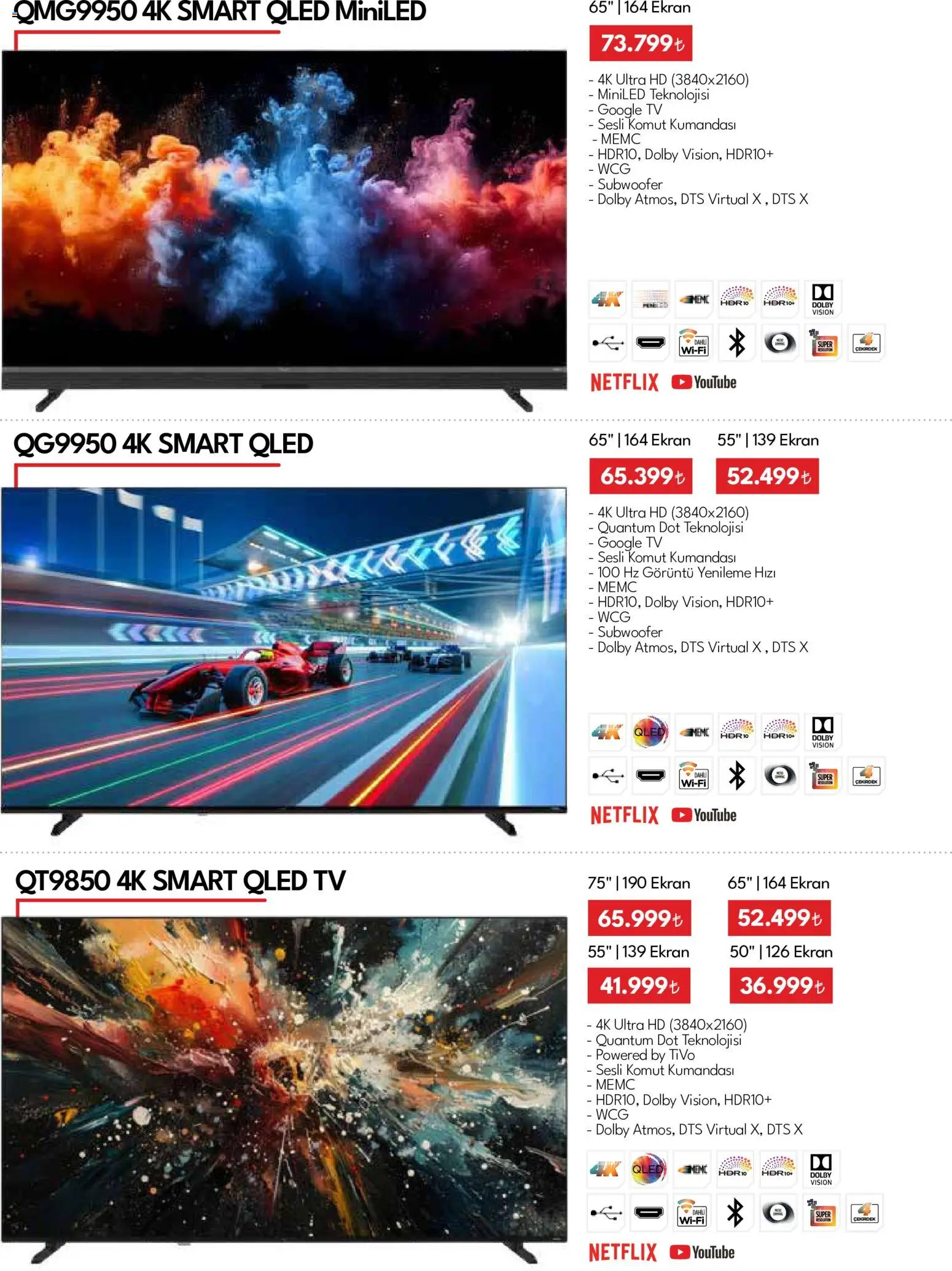 Vestel - Tüketici Elektroniği - 01.05.2026 tarihinden itibaren geçerlidir | Sayfa: 14 | Ürünler: TV