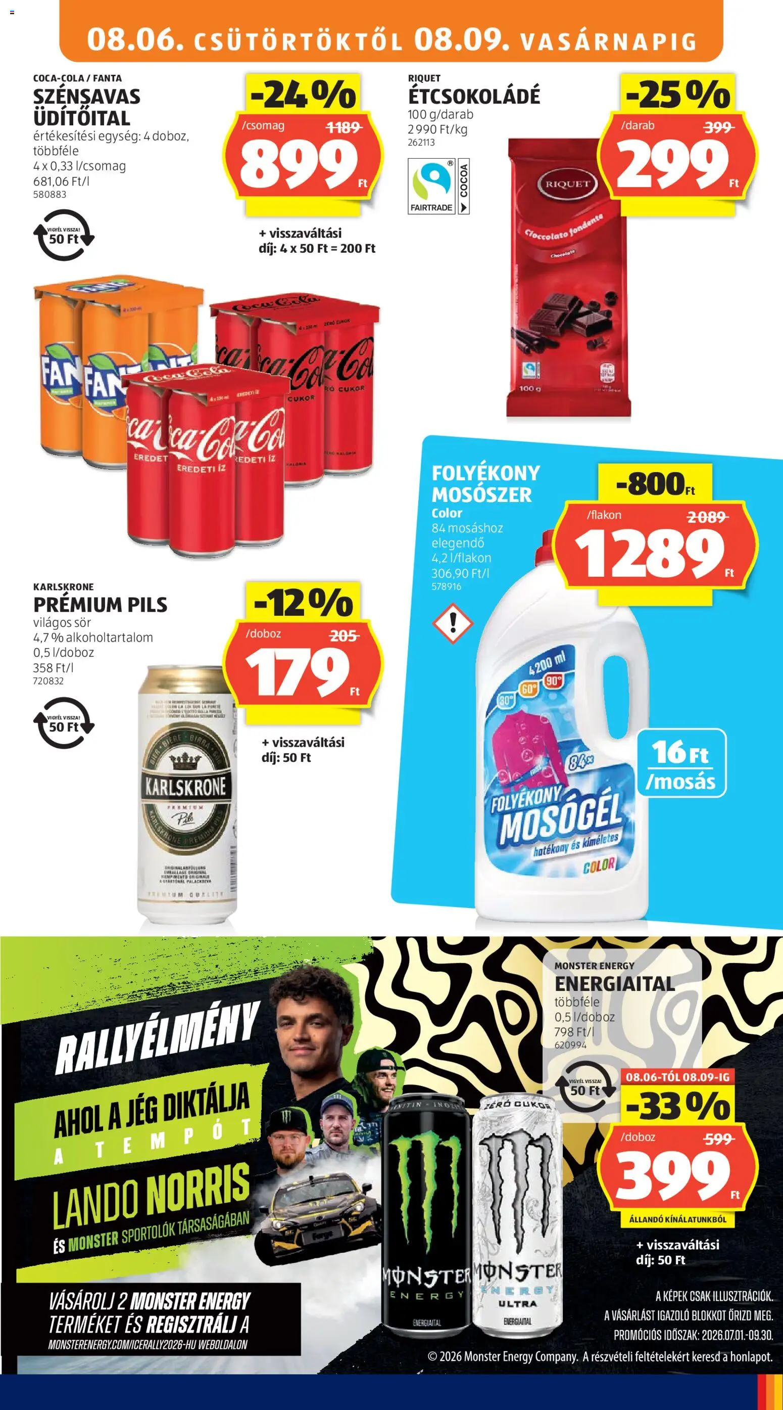 Aldi akciós ujság - amely érvényes a következő dátumtól: 2026.08.06. | Oldal: 21 | Termékek: Üdítőital, Energiaital, Folyékony mosószer, Mosószer
