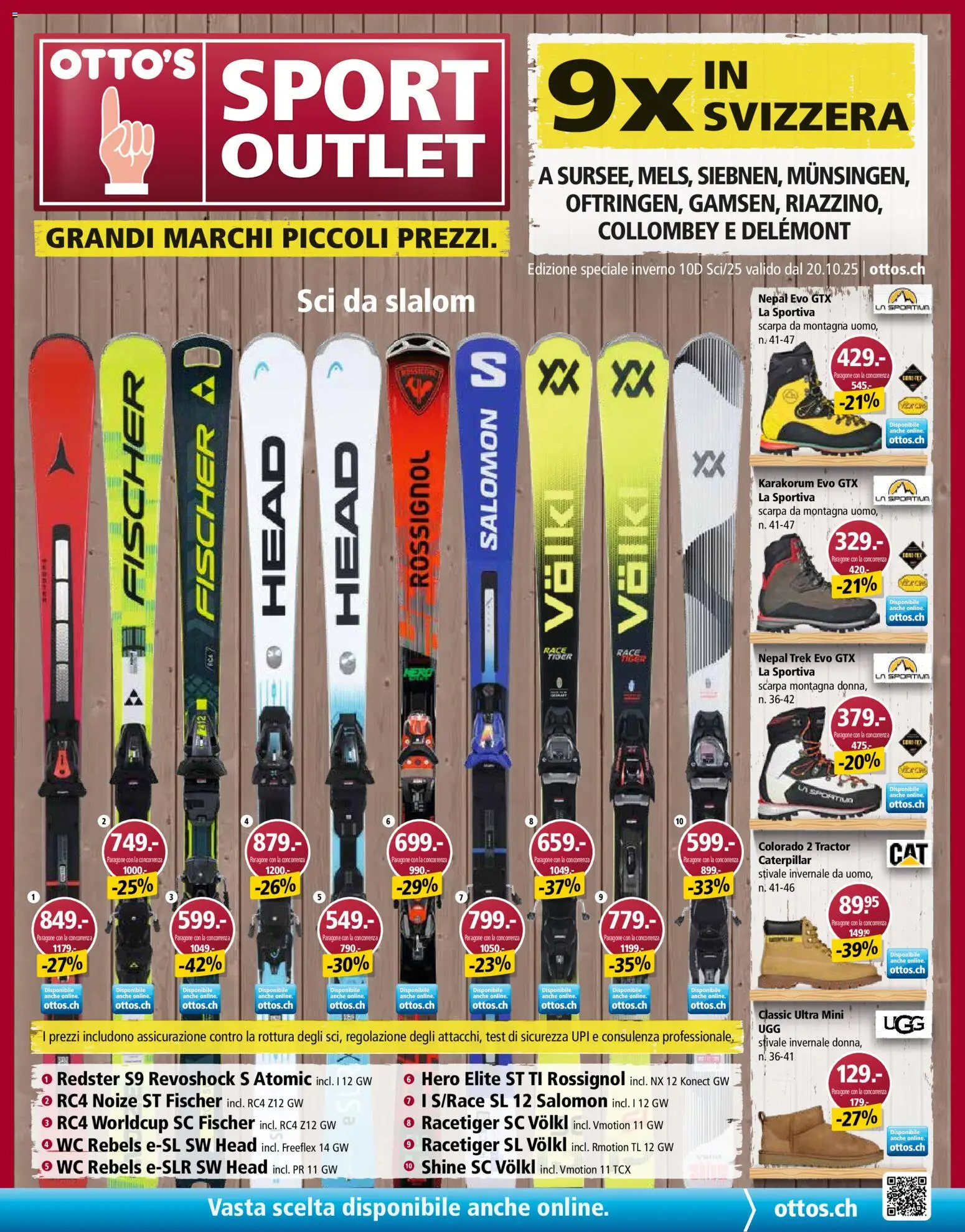 Otto's aktionen Speciale sport invernali – gültig ab 19.10.2026 | Seite: 1