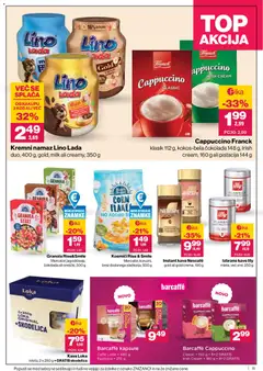 Mercator katalog akcije – veljaven od 26.06.2026 | Stran: 11 | Izdelki: Skodelica, Namaz, Kava, Kosmici