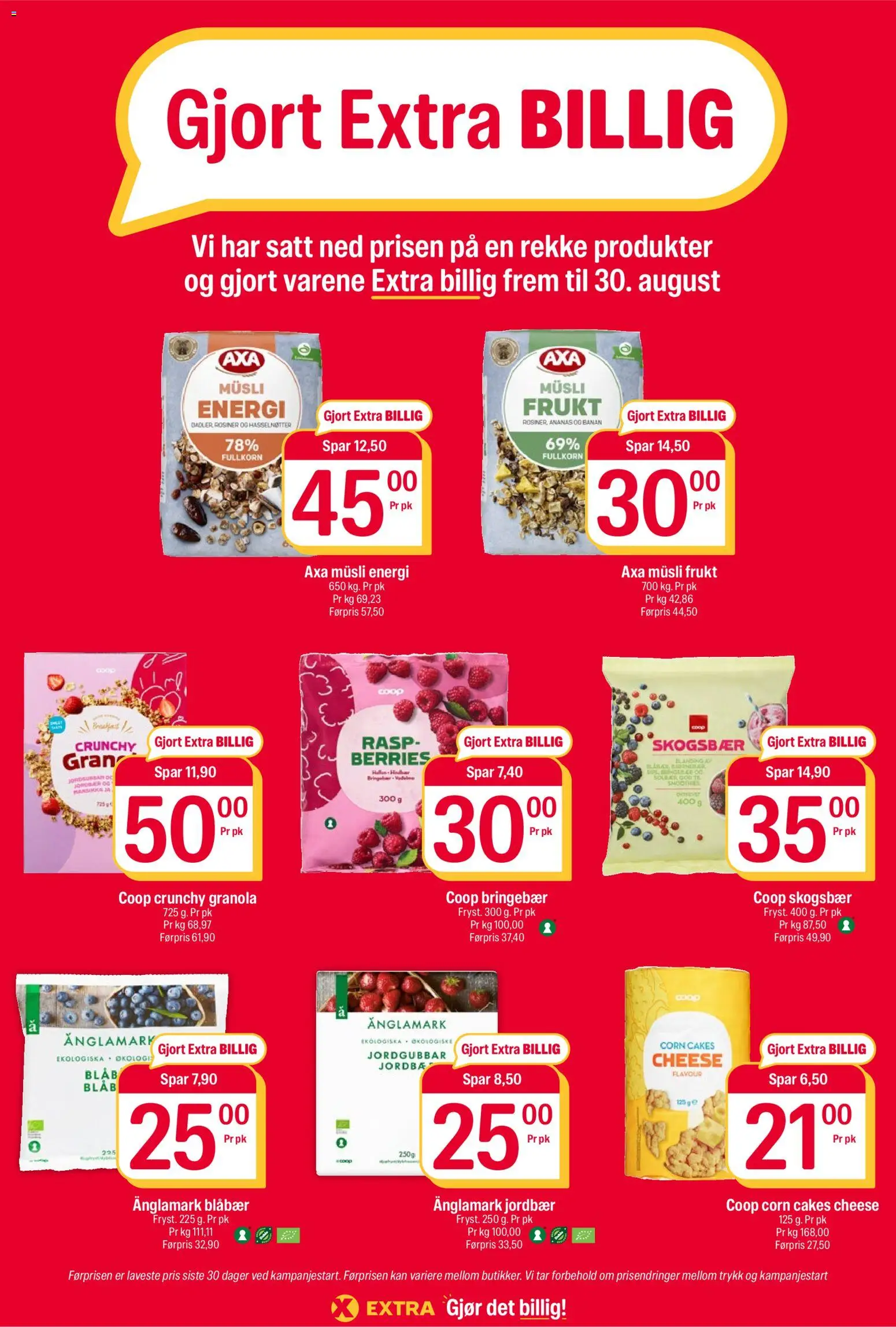 {H1} | Side: 10 | Produkter: Ananas, Ved, Musli, Hasselnøtter