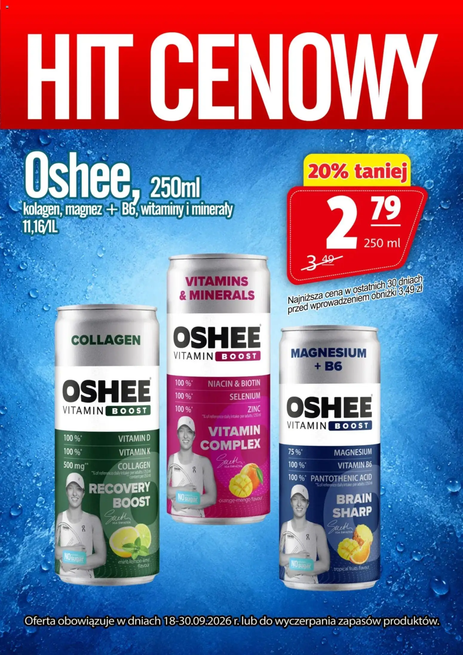 Prim Market promocja - Napój Oshee od 18.09.2026 | Strona: 1 | Produkty: Mango, Oshee