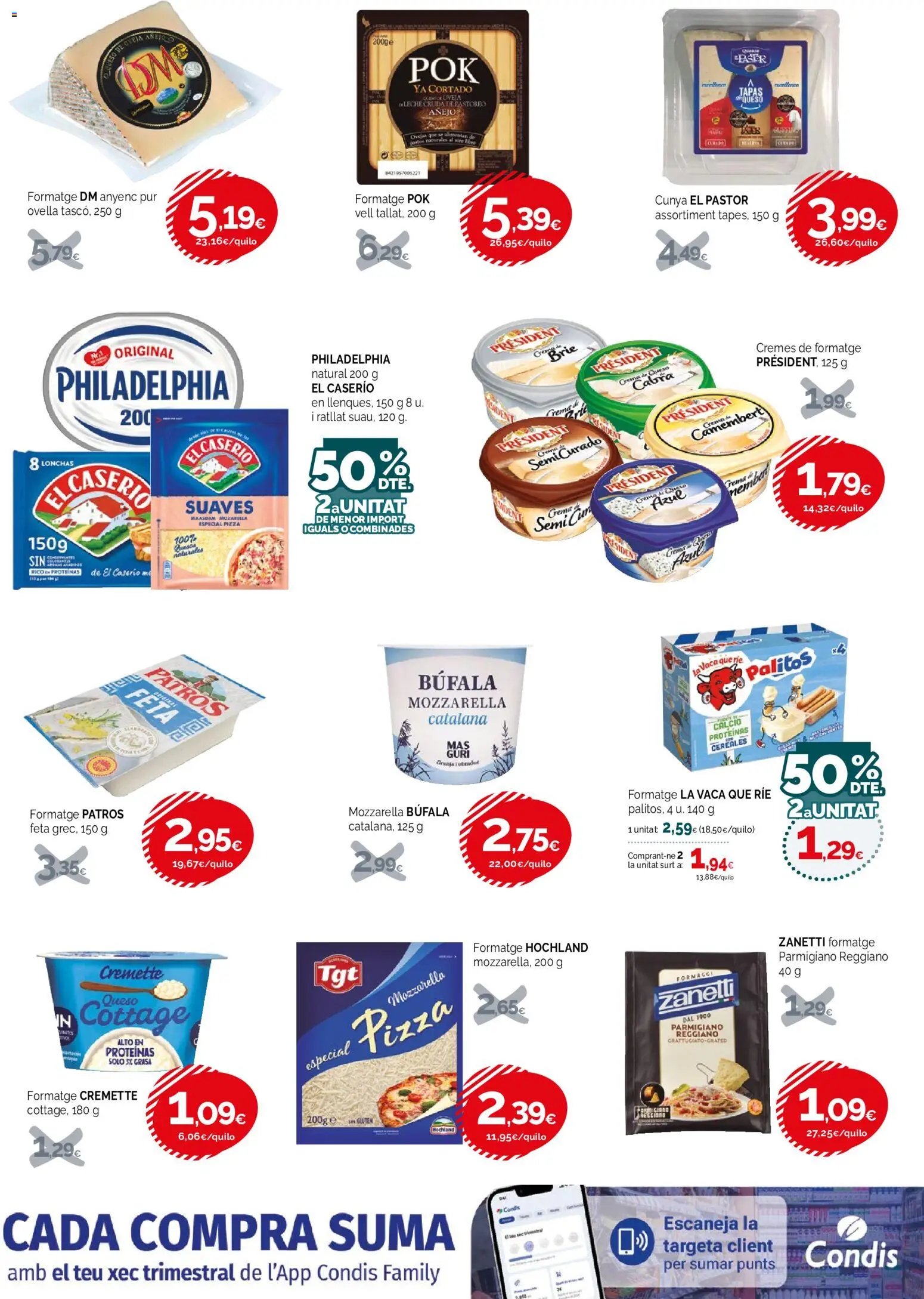 Condis folleto │ válido desde el 16/09/2026 | Página: 5 | Productos: Pizza, Parmigiano Reggiano, Cereales, Queso cottage