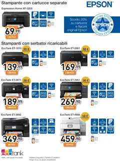 Anteprima del volantino Unieuro volantino valido a partire dal 18/06/2026 | Pagina: 34 | Prodotti: Stampante