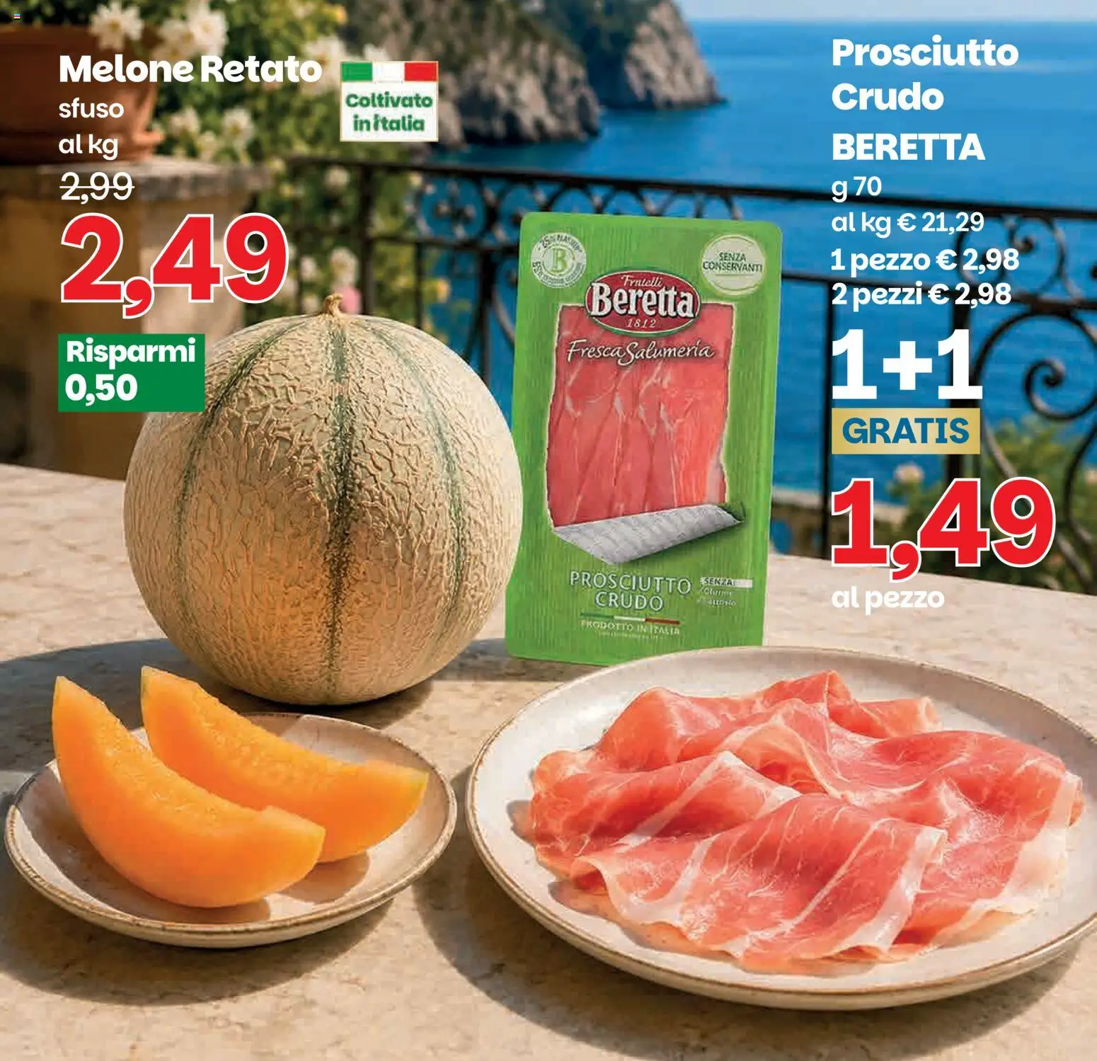 Volantino Prix del 15.05.2026 | Pagina: 8 | Prodotti: Prosciutto, Melone