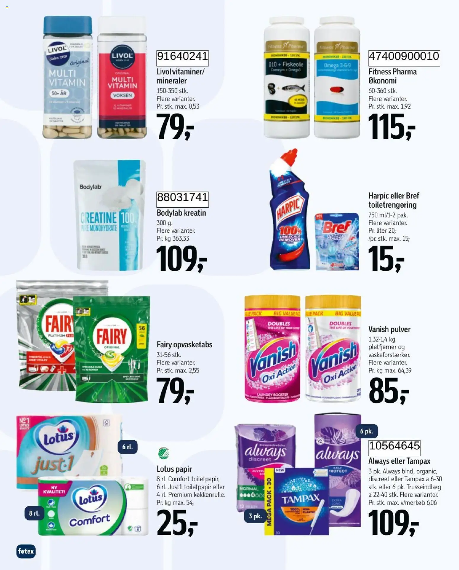 Føtex tilbudsavis – gyldig fra 31/07/2026 | Side: 49 | Produkter: Pletfjerner
