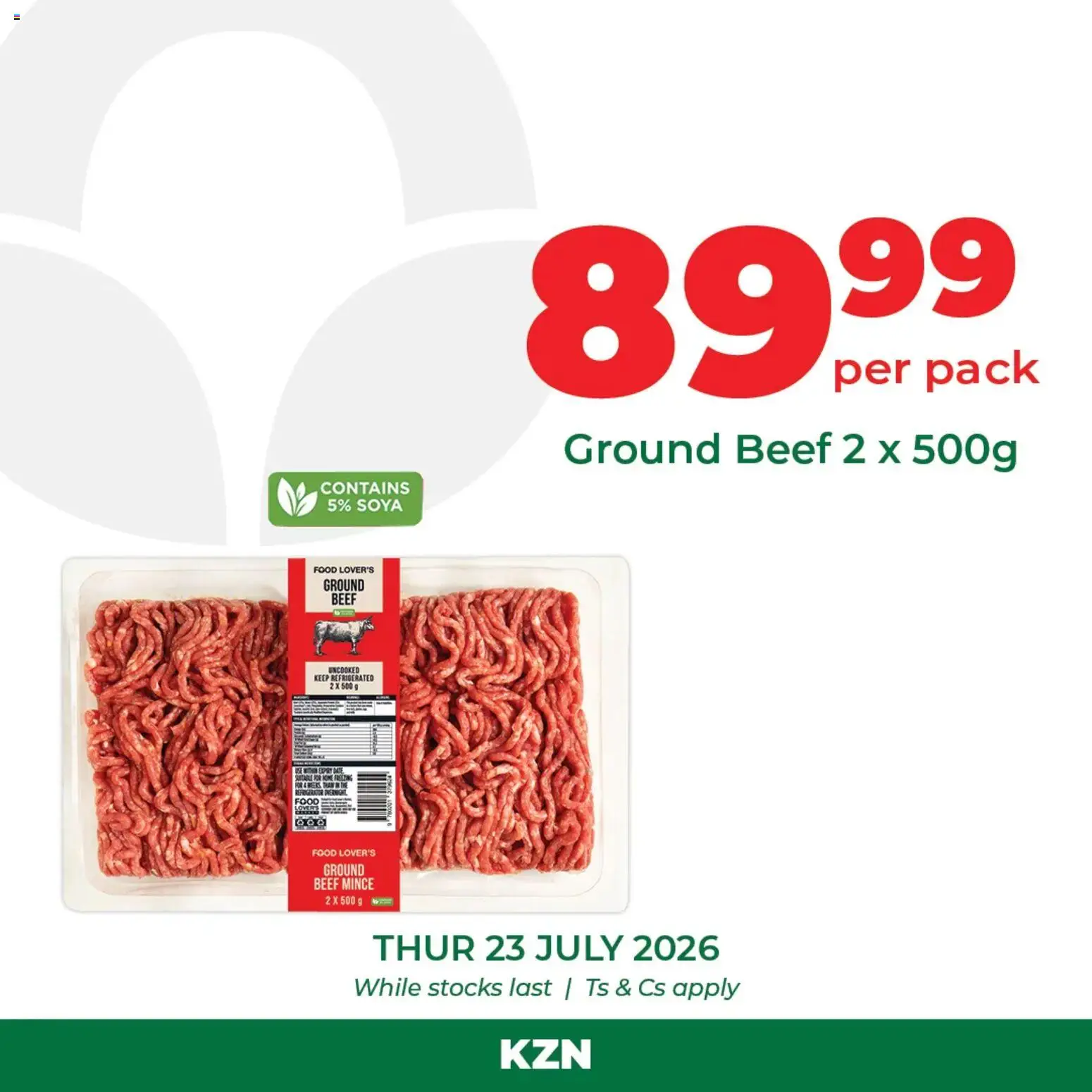 New Food Lover's Market catalogue – valid from 23/07/2026 | Page: 3 | Products: Refrigerator, Beef