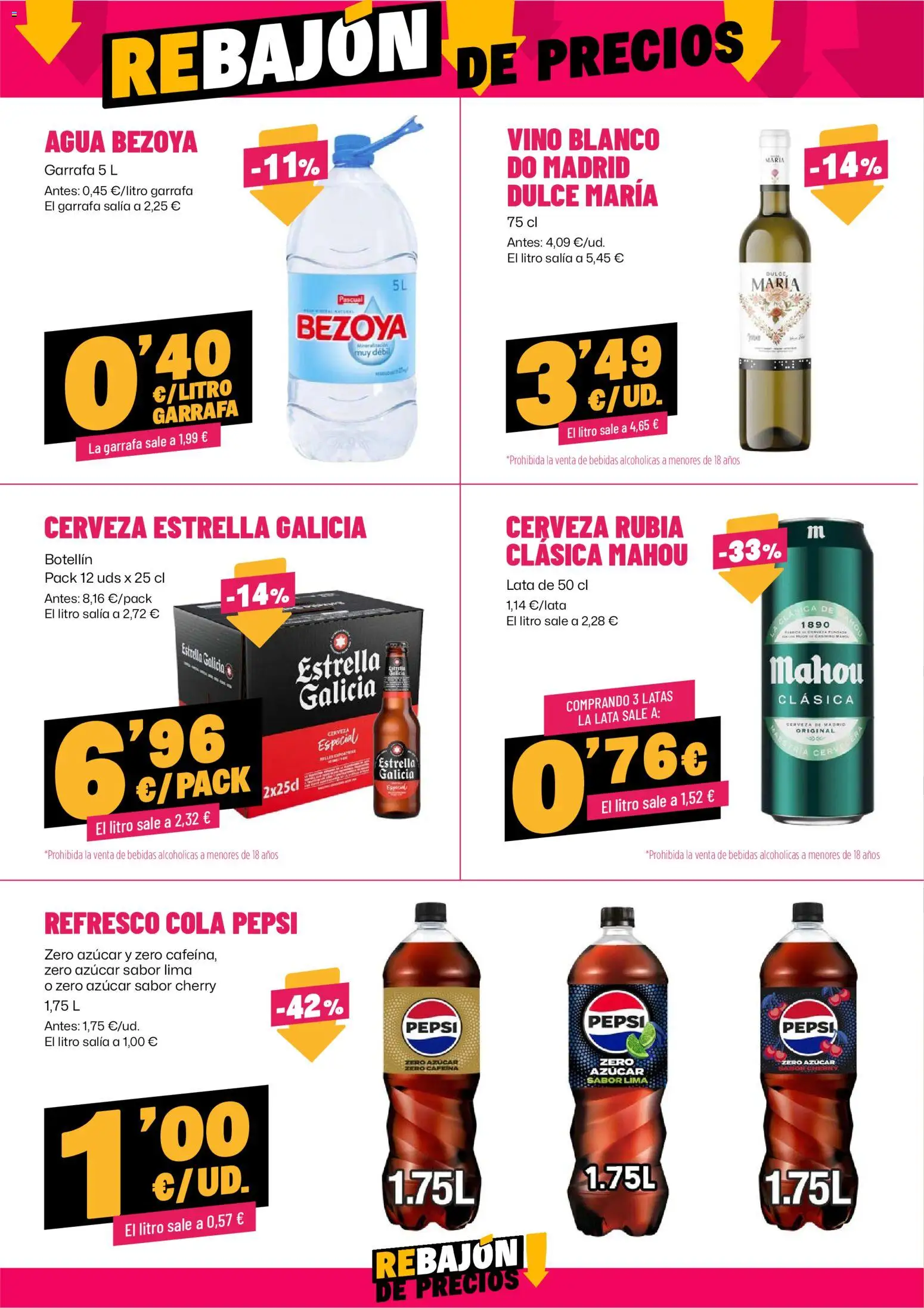 AhorraMas folleto │ válido desde el 16/07/2026 | Página: 14 | Productos: Lima, Vino, Cerveza