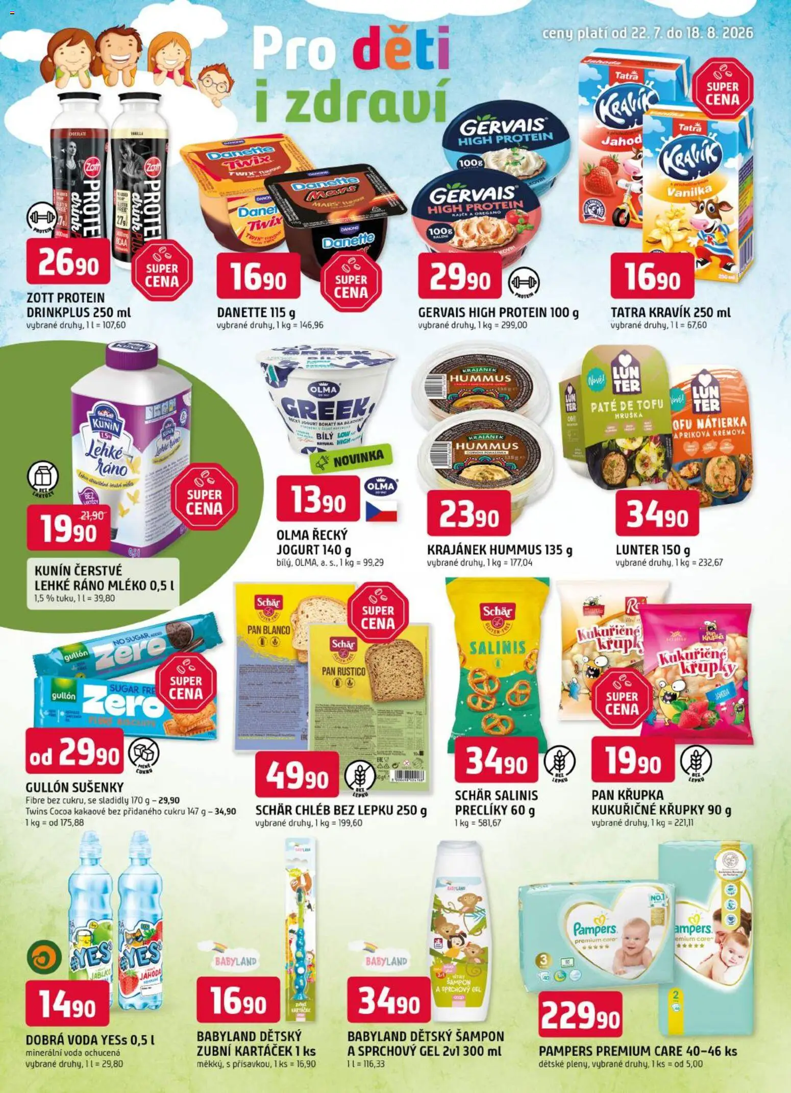 Trefa leták od 22.07.2026 | Strana: 8 | Produkty: Hummus, Chléb, Tofu, Vanilka