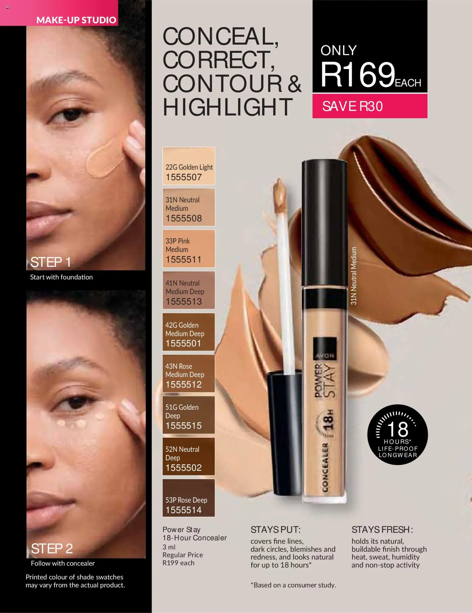 New Avon catalogue – valid from 01/09/2026 | Page: 36 | Products: Light, Foundation, Concealer