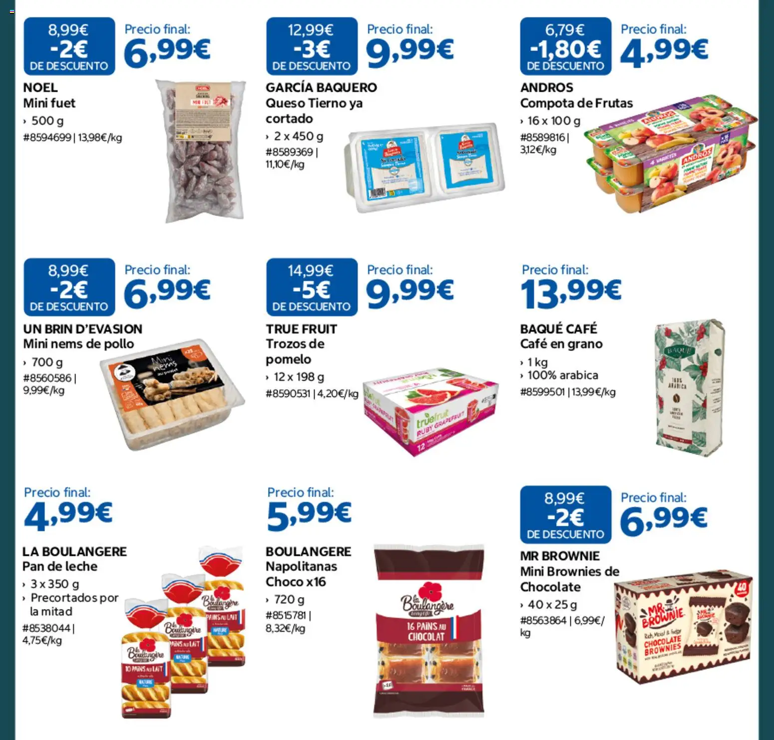 Costco La Vuelta al Cole │ válido desde el 25/08/2026 | Página: 8 | Productos: Leche, Queso, Café, Pan de leche