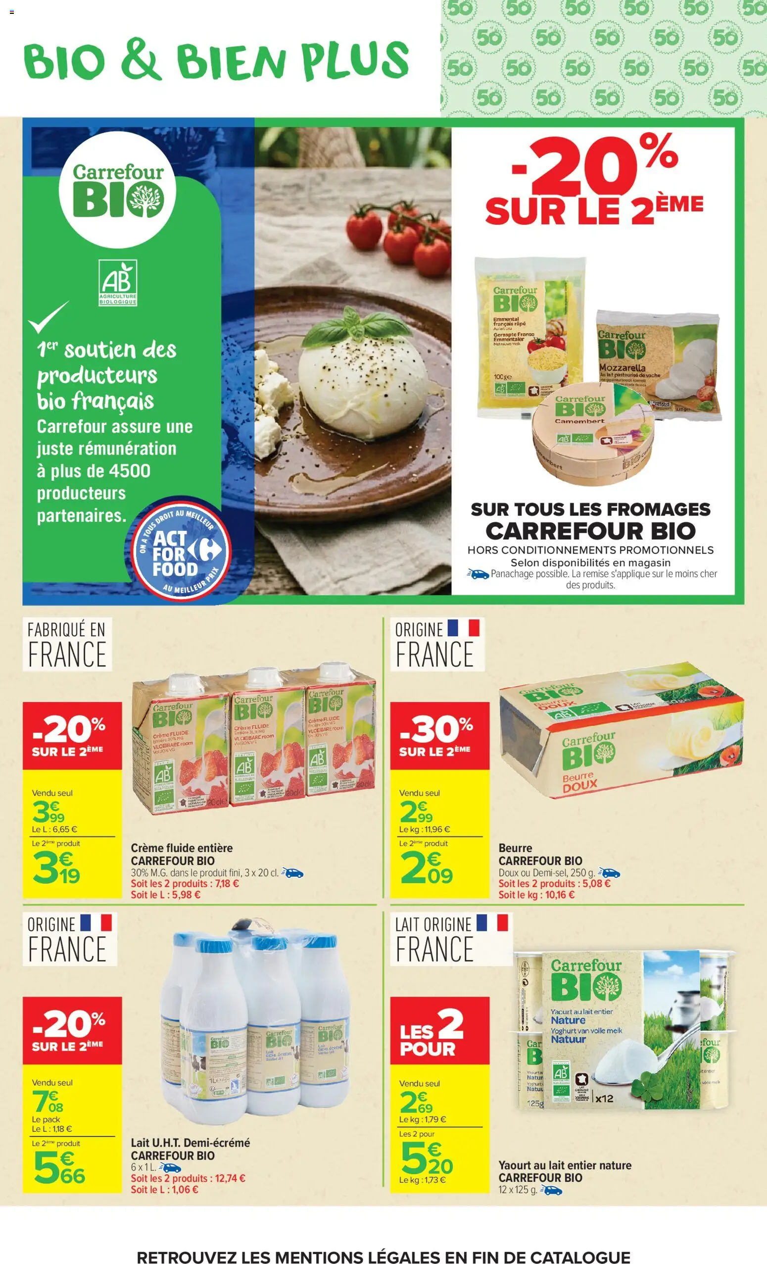{H1} | Page: 4 | Produits: Clé, Four, Emmental français râpé, Beurre