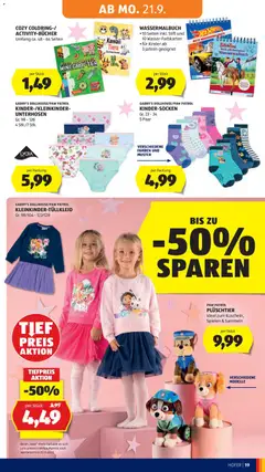Hofer AT akciós újság - amely érvényes a következő dátumtól: 2026.09.18. | Oldal: 25 | Termékek: Hot Wheels, Paw Patrol, Stift, Kinder